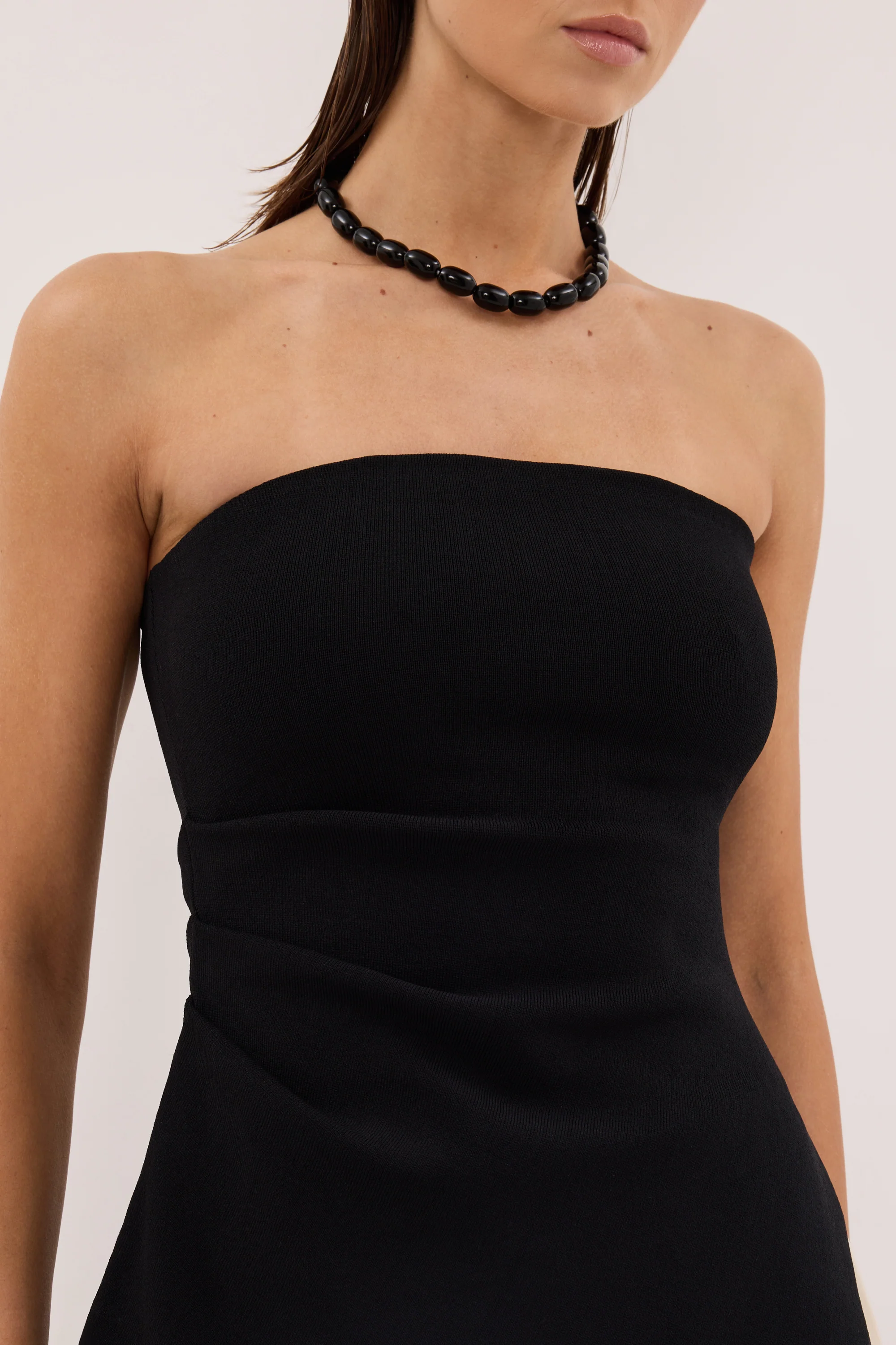 LUKE BLACK LONGLINE BANDEAU TOP - Image 4