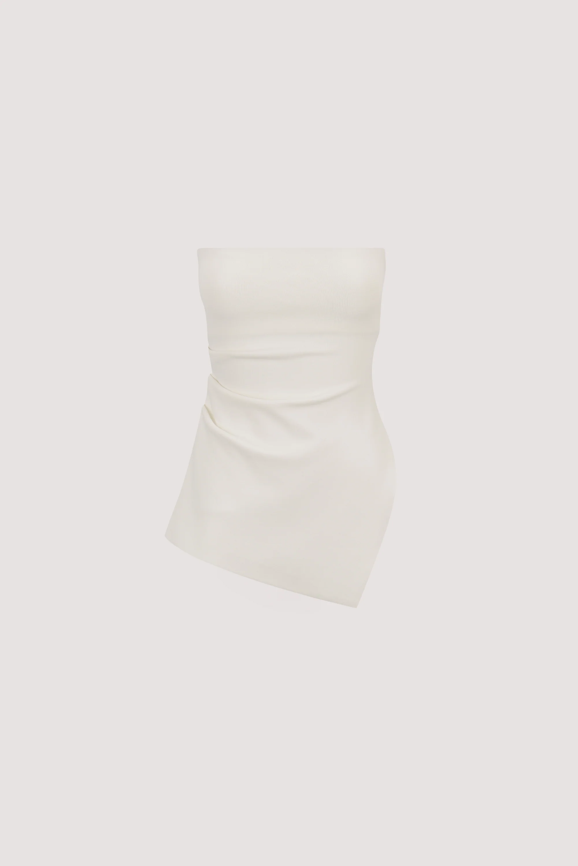 LUKE OFF WHITE LONGLINE BANDEAU TOP - Image 7