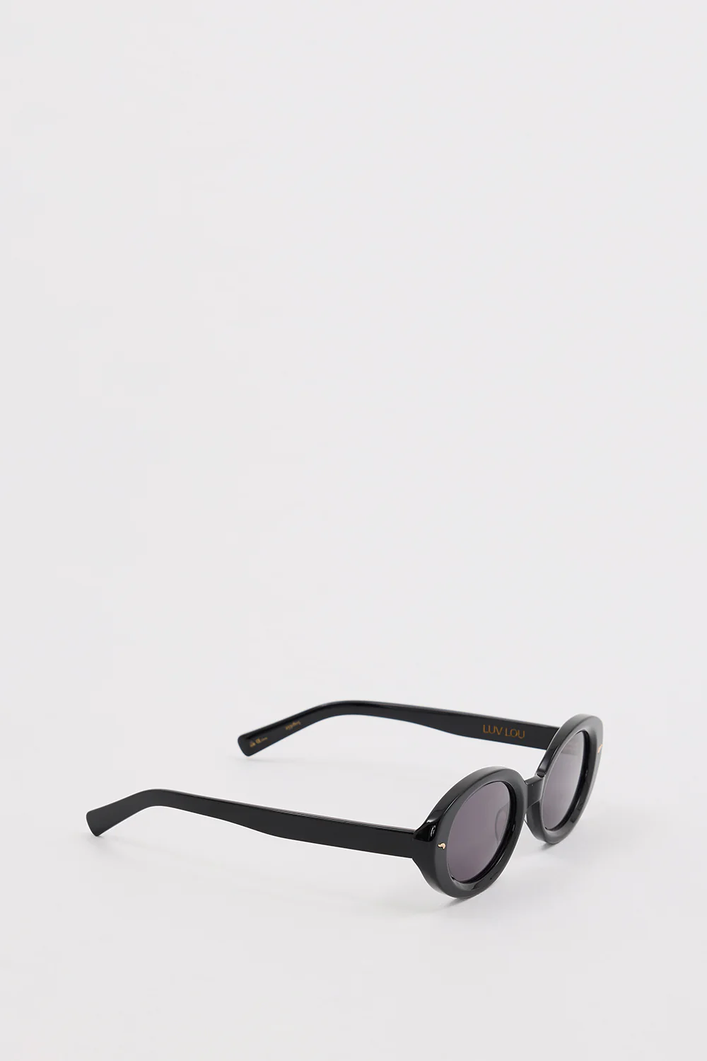LUV LOU THE AUDREY BLACK SUNGLASSES - Image 3