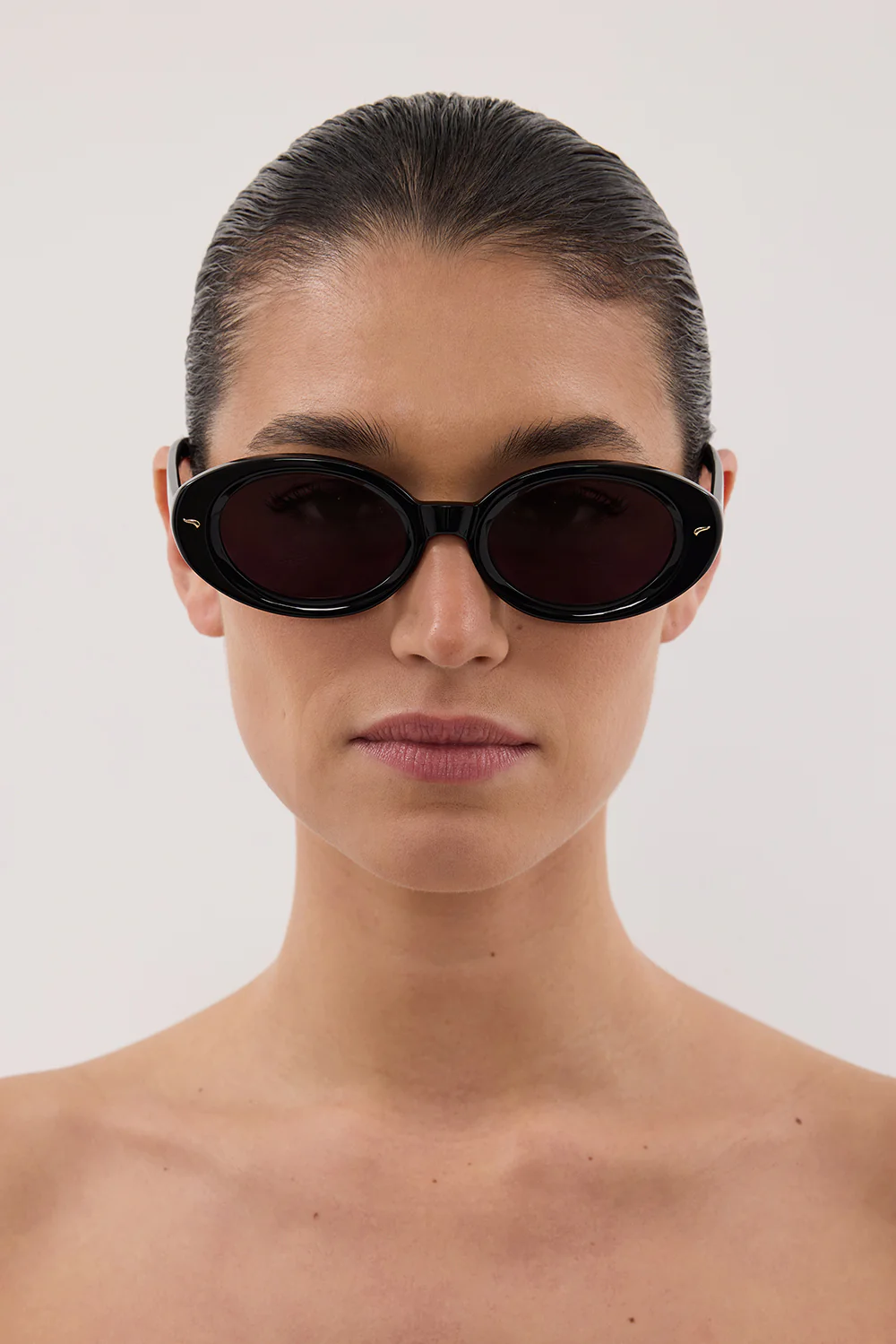 LUV LOU THE AUDREY BLACK SUNGLASSES - Image 4