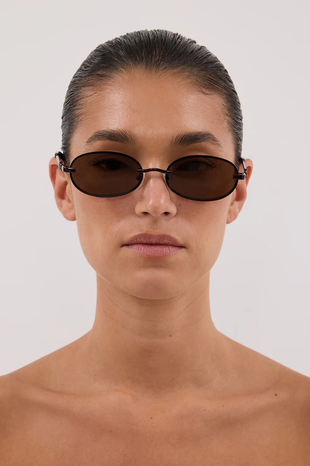 LUV LOU THE JEAN BRONZE SUNGLASSES - Image 2