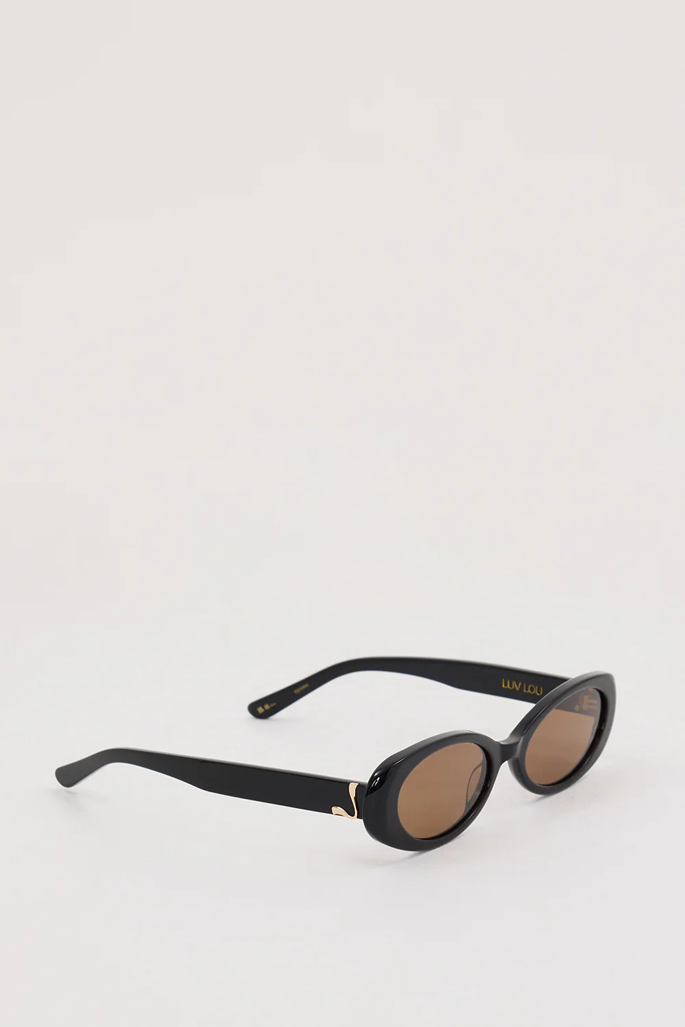 LUV LOU THE MORGAN BLACK SUNGLASSES - Image 3