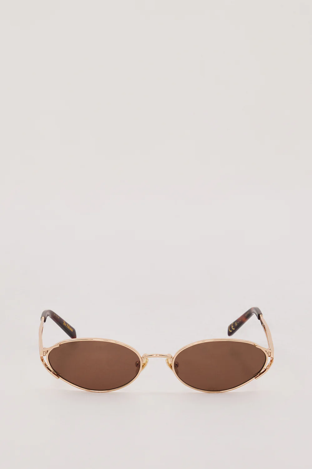 LUV LOU THE PALOMA BROWN MONO SUNGLASSES