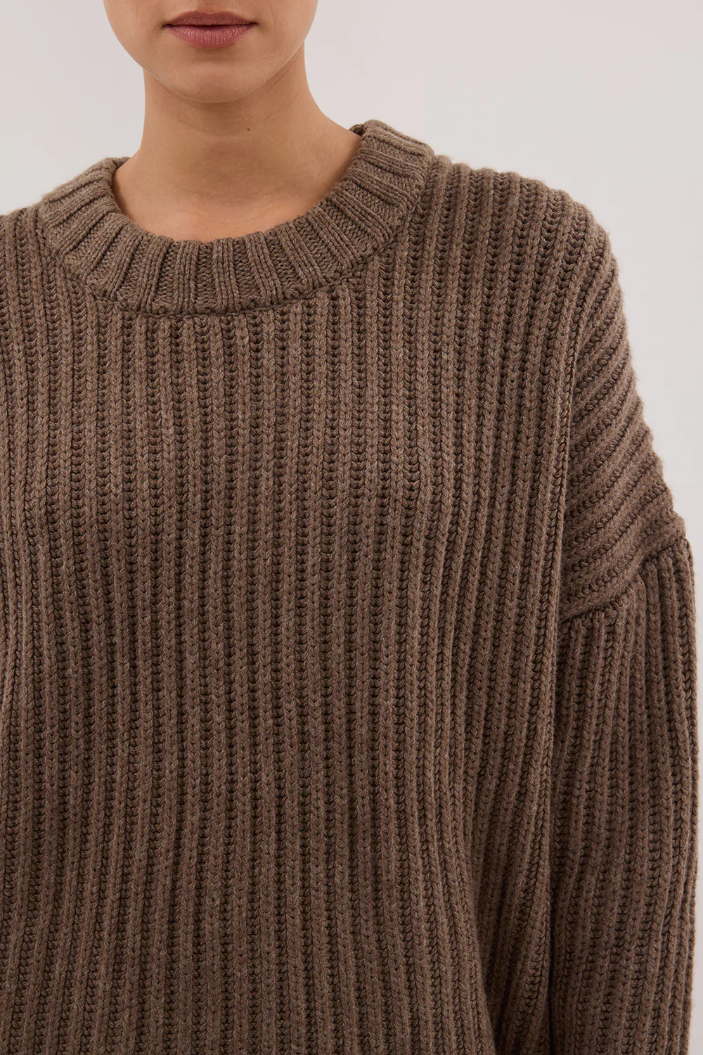 MARLEY CHOC MARLE KNIT JUMPER - Image 5