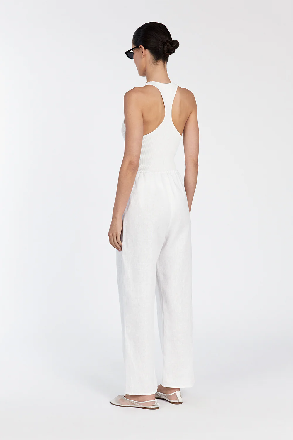 MARTHA OFF WHITE RACER BODYSUIT - Image 4