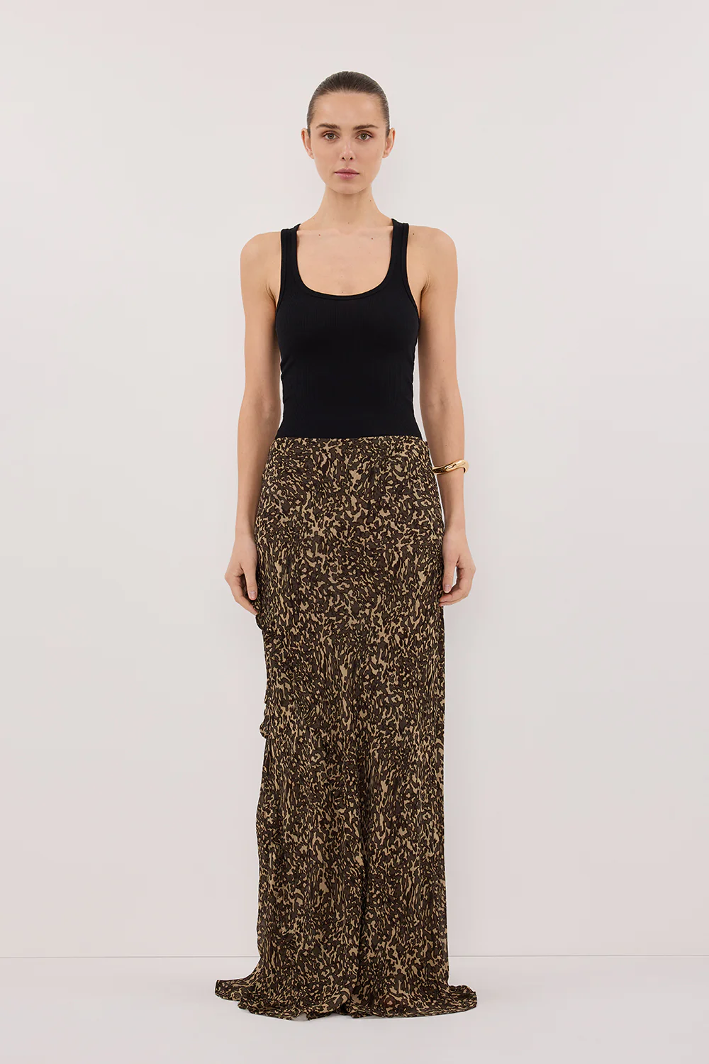MARVILLA CHOC MIDI SKIRT