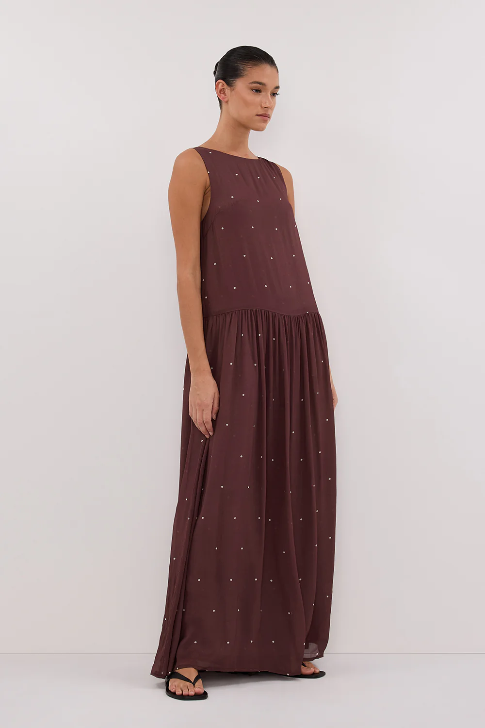 MELROSE WALNUT MIDI DRESS - Image 3