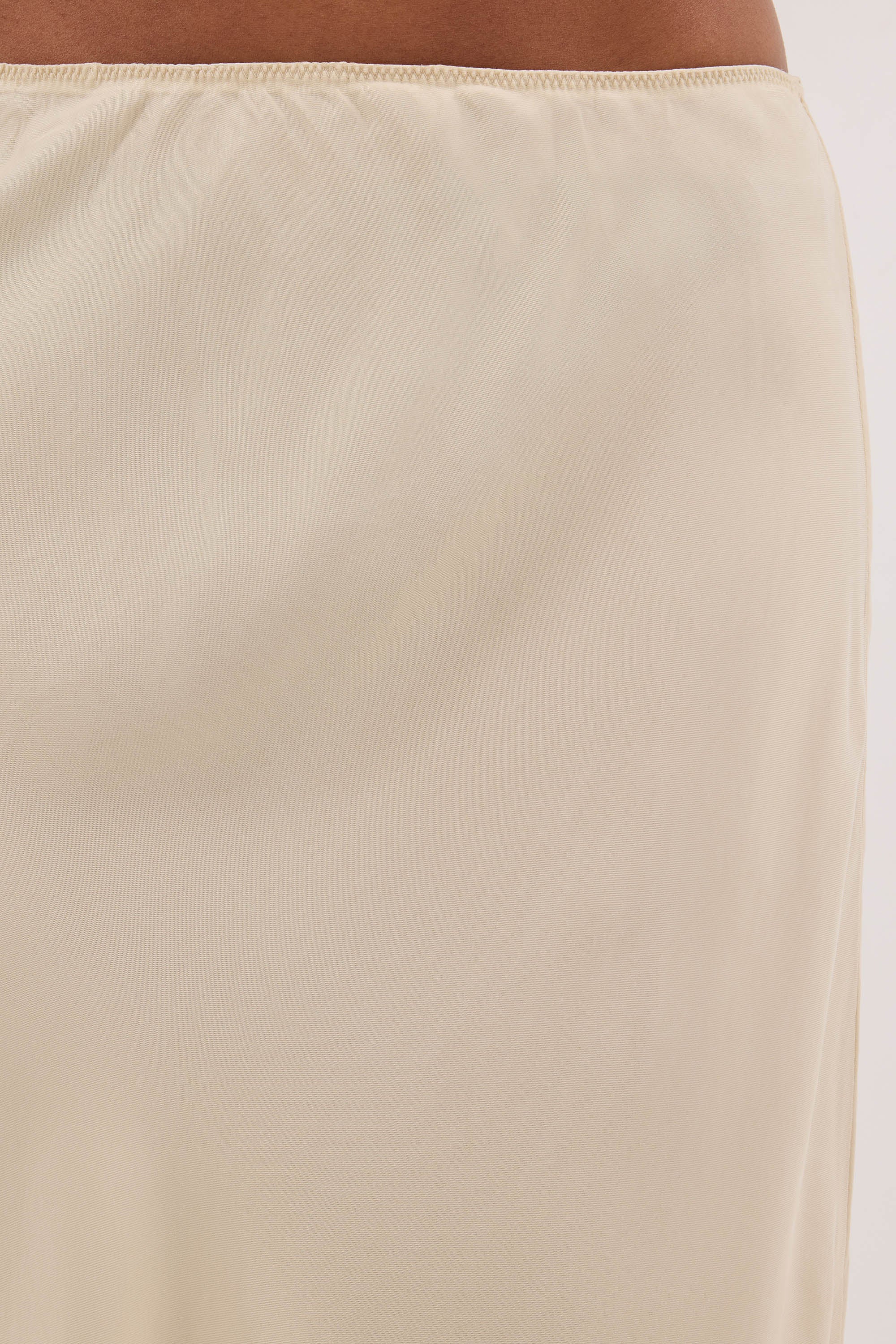 MINA STRAW CUPRO LACE MIDI SKIRT - Image 5