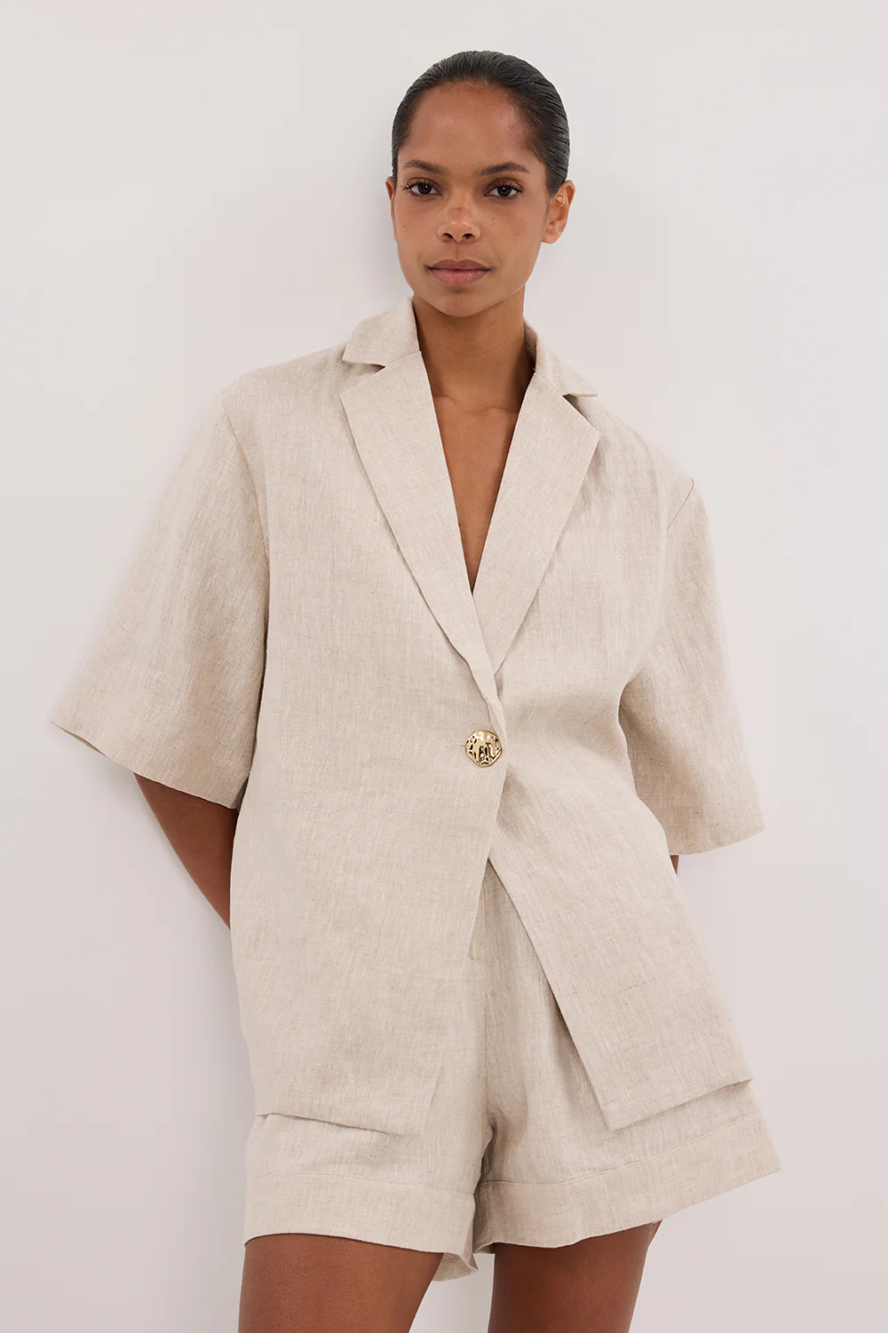 NALA NATURAL LINEN RESORT SHIRT - Image 6