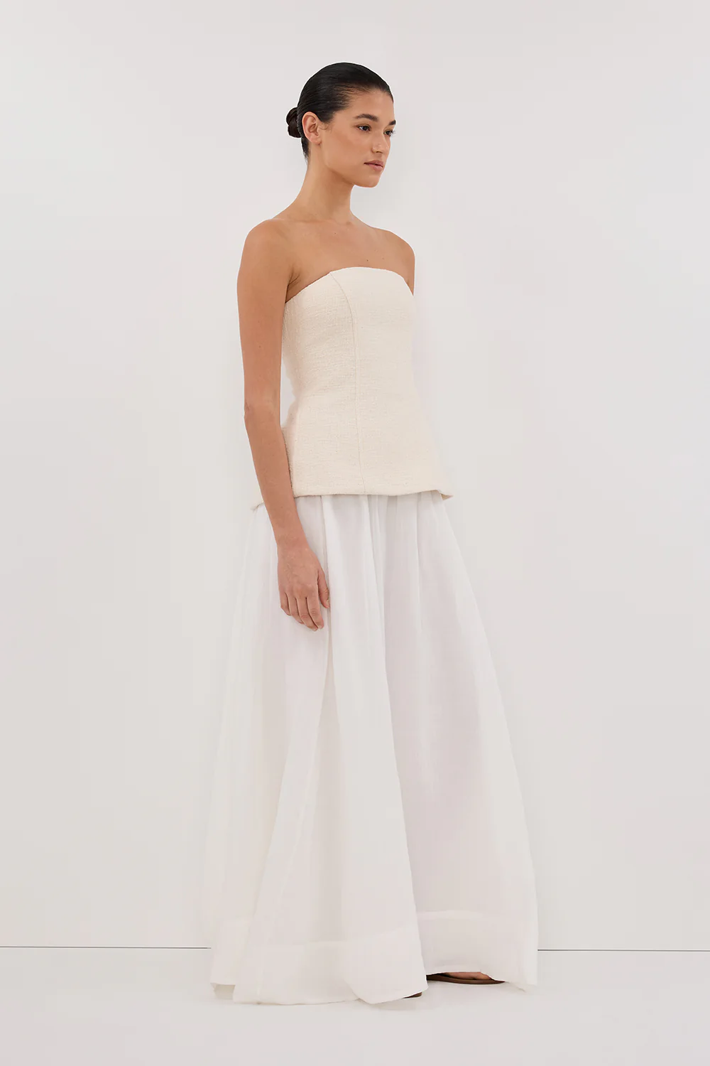 NIA NATURAL STRAPLESS TOP - Image 3