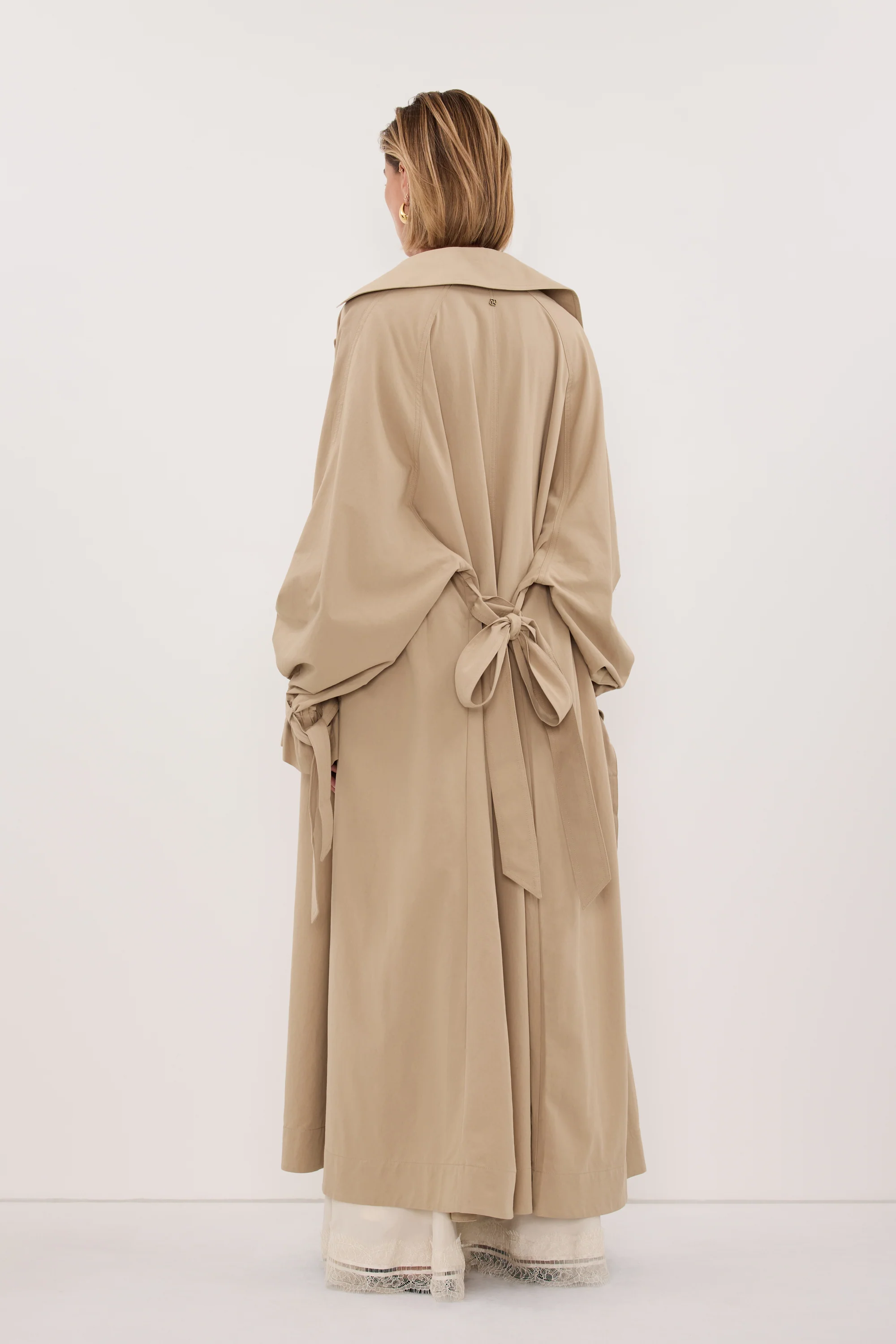 NINA STONE LIGHTWEIGHT TRENCH COAT - Image 4