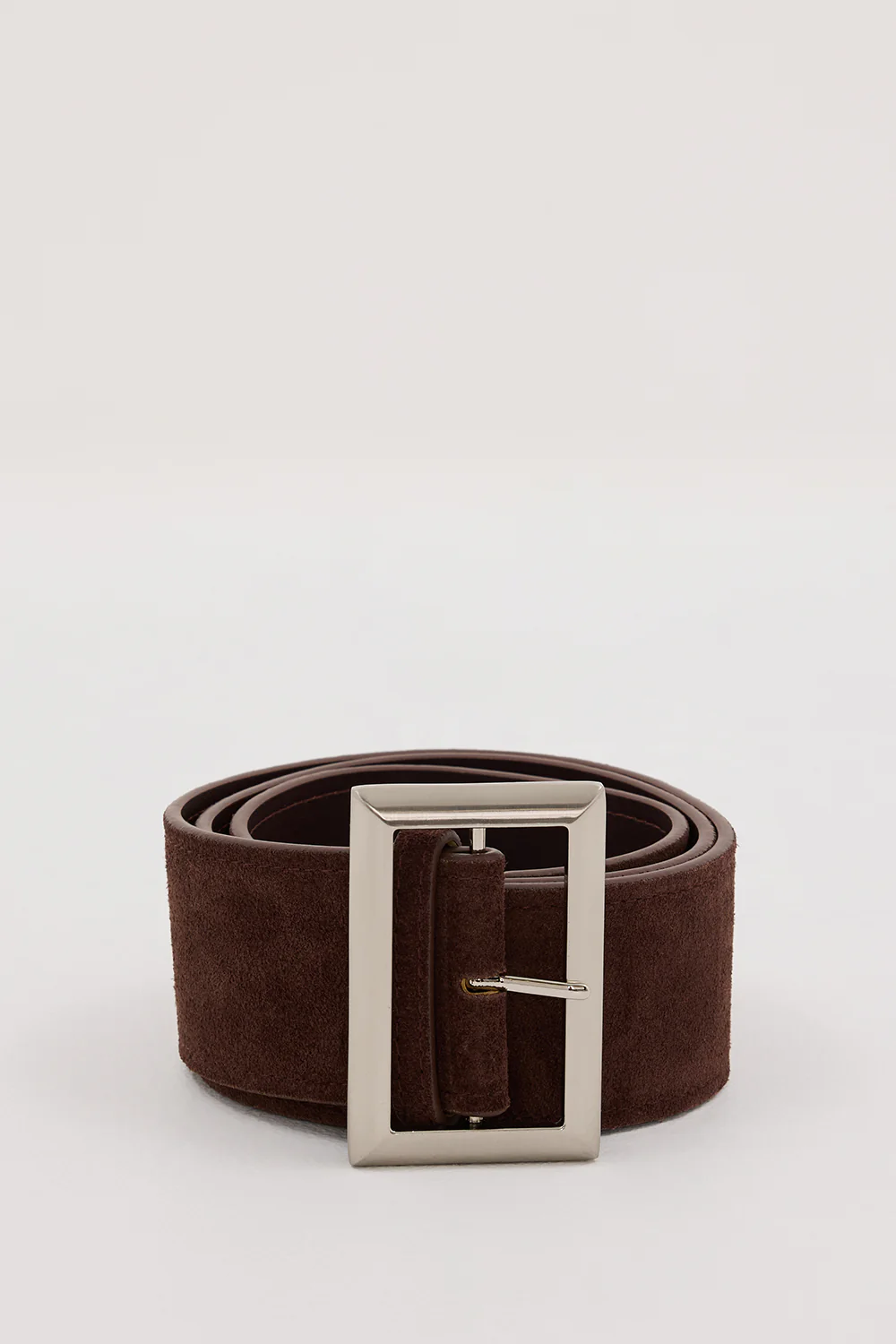NOAH THE LABEL DARK BROWN SUEDE BELT