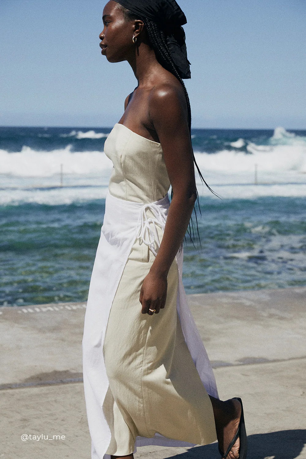 OPAL OAT STRAPLESS MIDI DRESS - Image 6