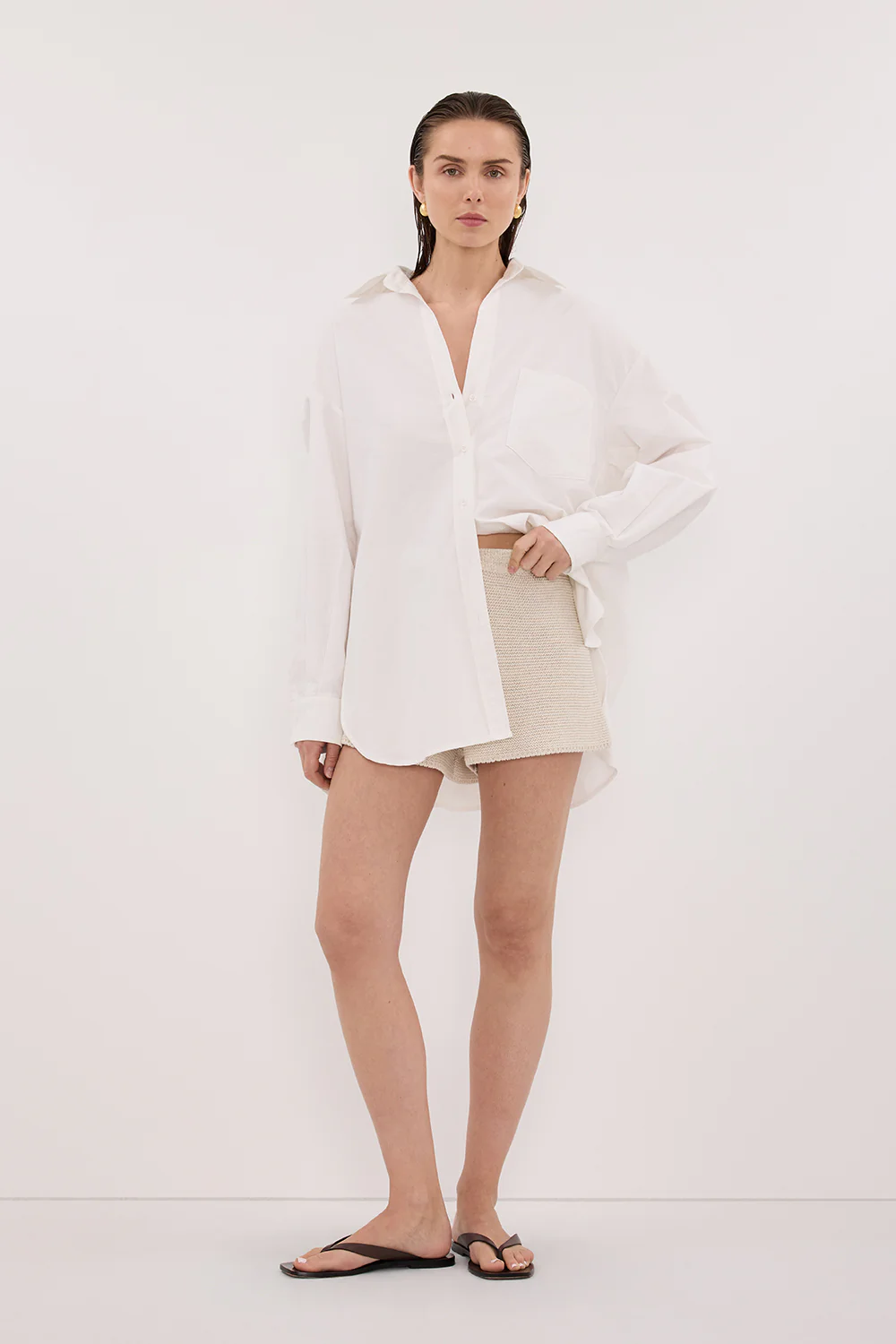 PEARL NATURAL KNIT SHORT - Image 5