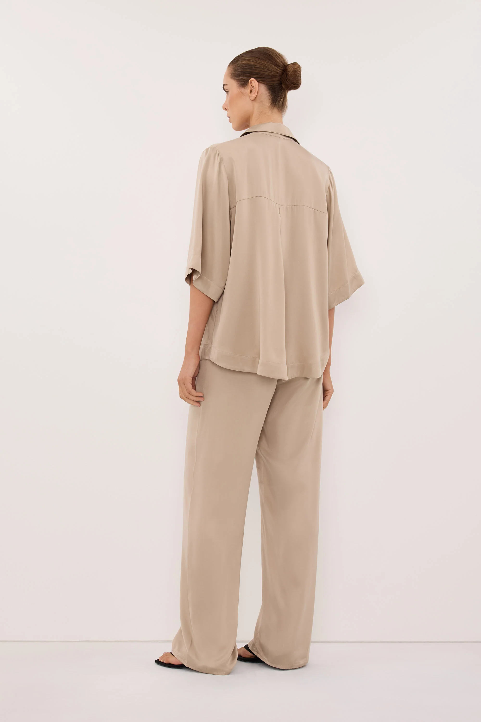 PERCY GOLD SILK SHIRT - Image 4