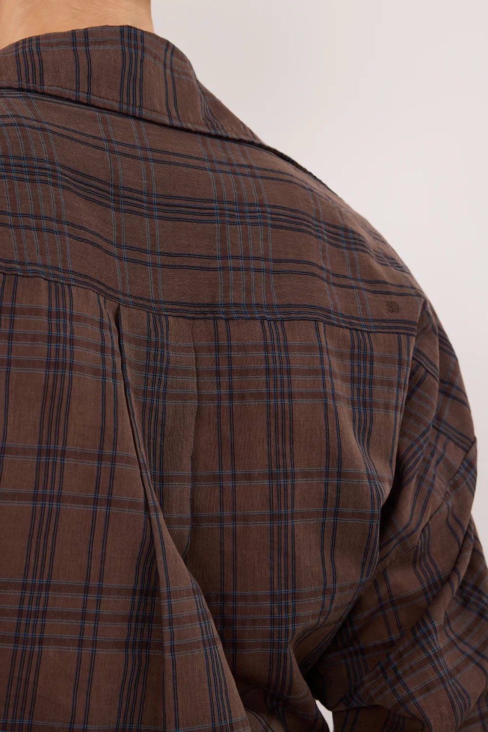 PETRA CHOC CHECK SHIRT - Image 6