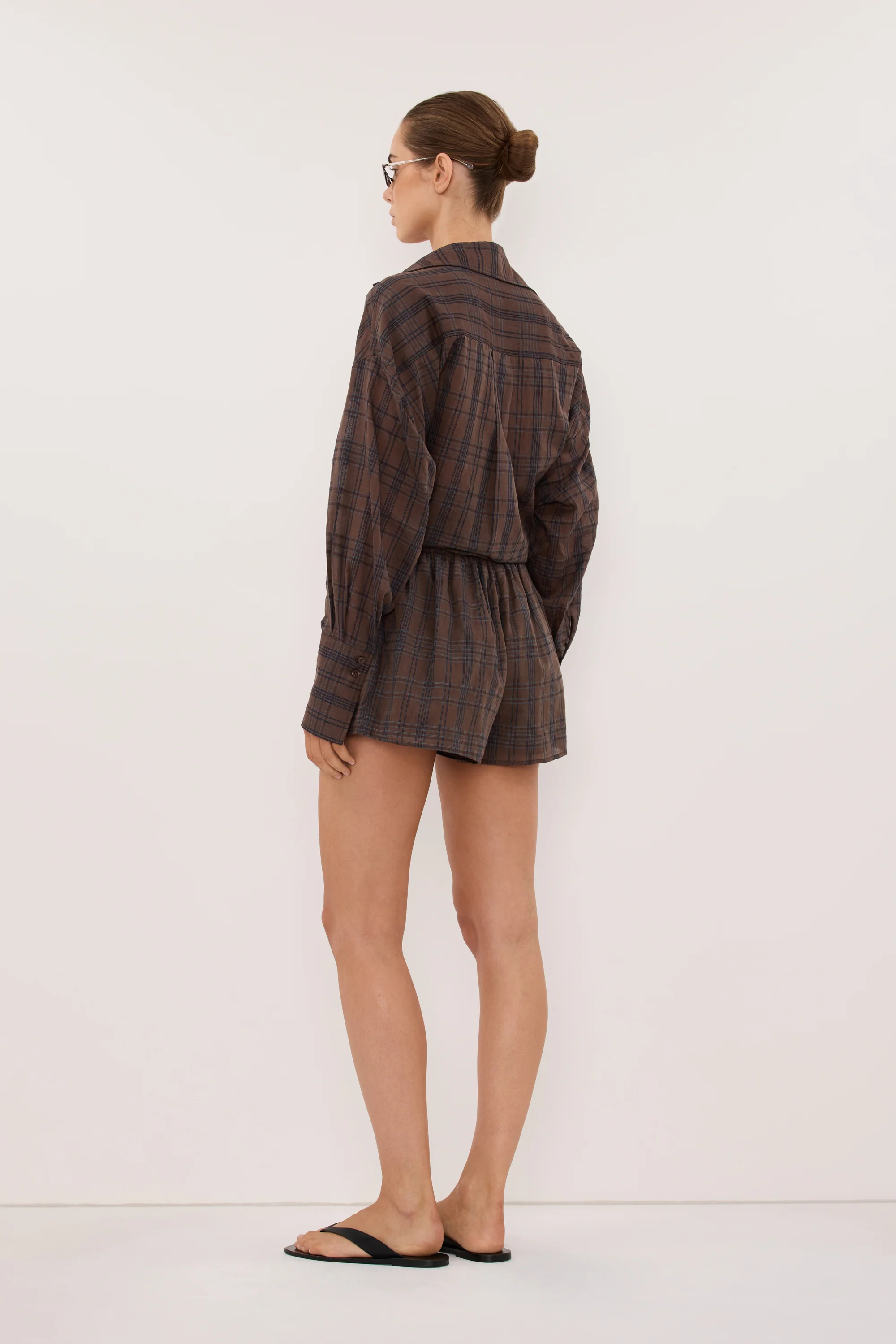PETRA CHOC CHECK SHORT - Image 3