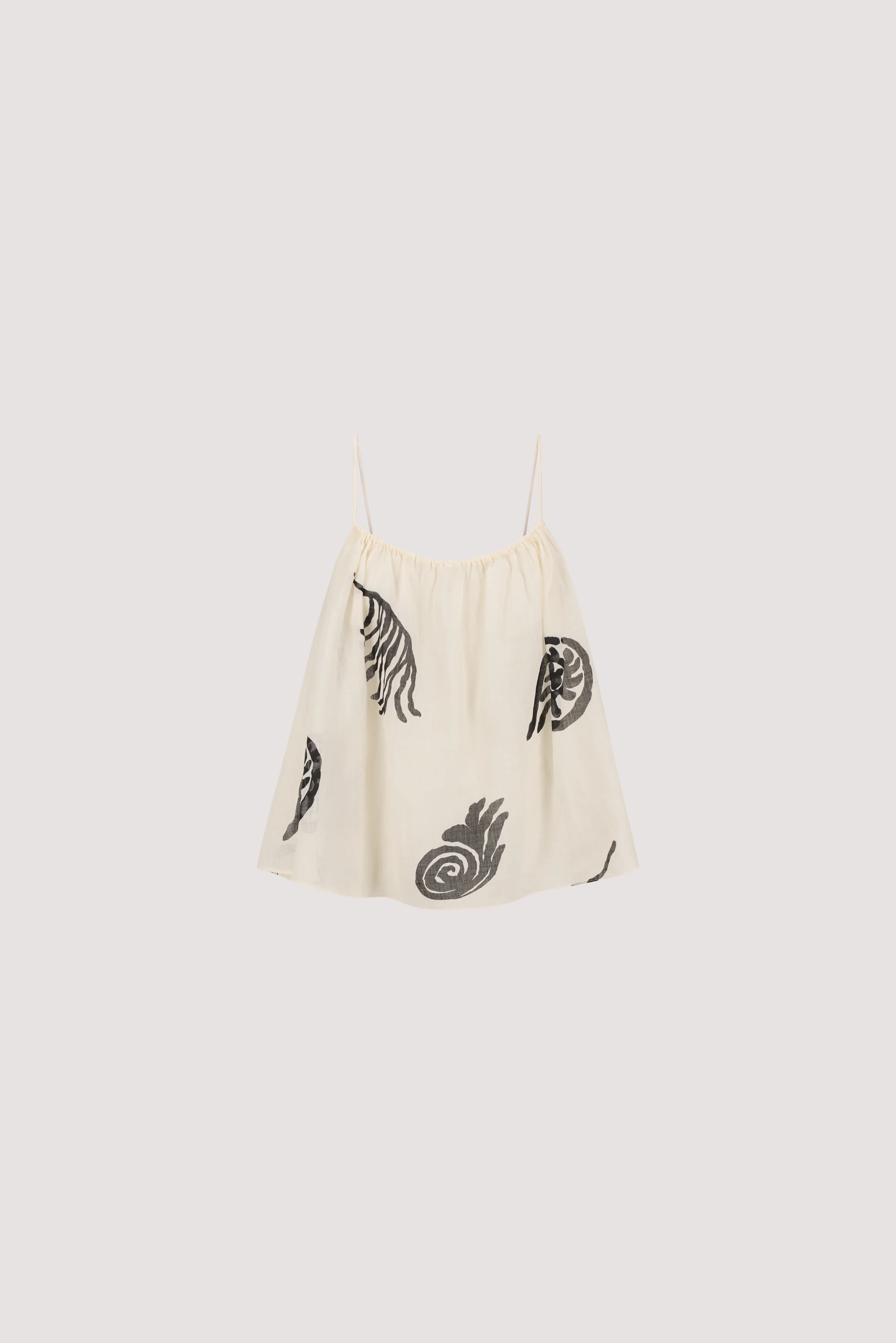 POSITANO SANDSTONE SLEEVELESS RAMIE TOP - Image 8
