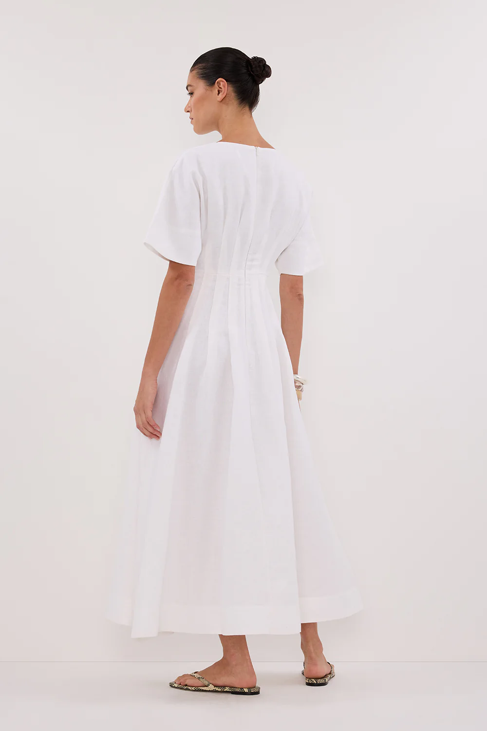 RAF OFF WHITE BOATNECK MIDI DRESS - Image 4