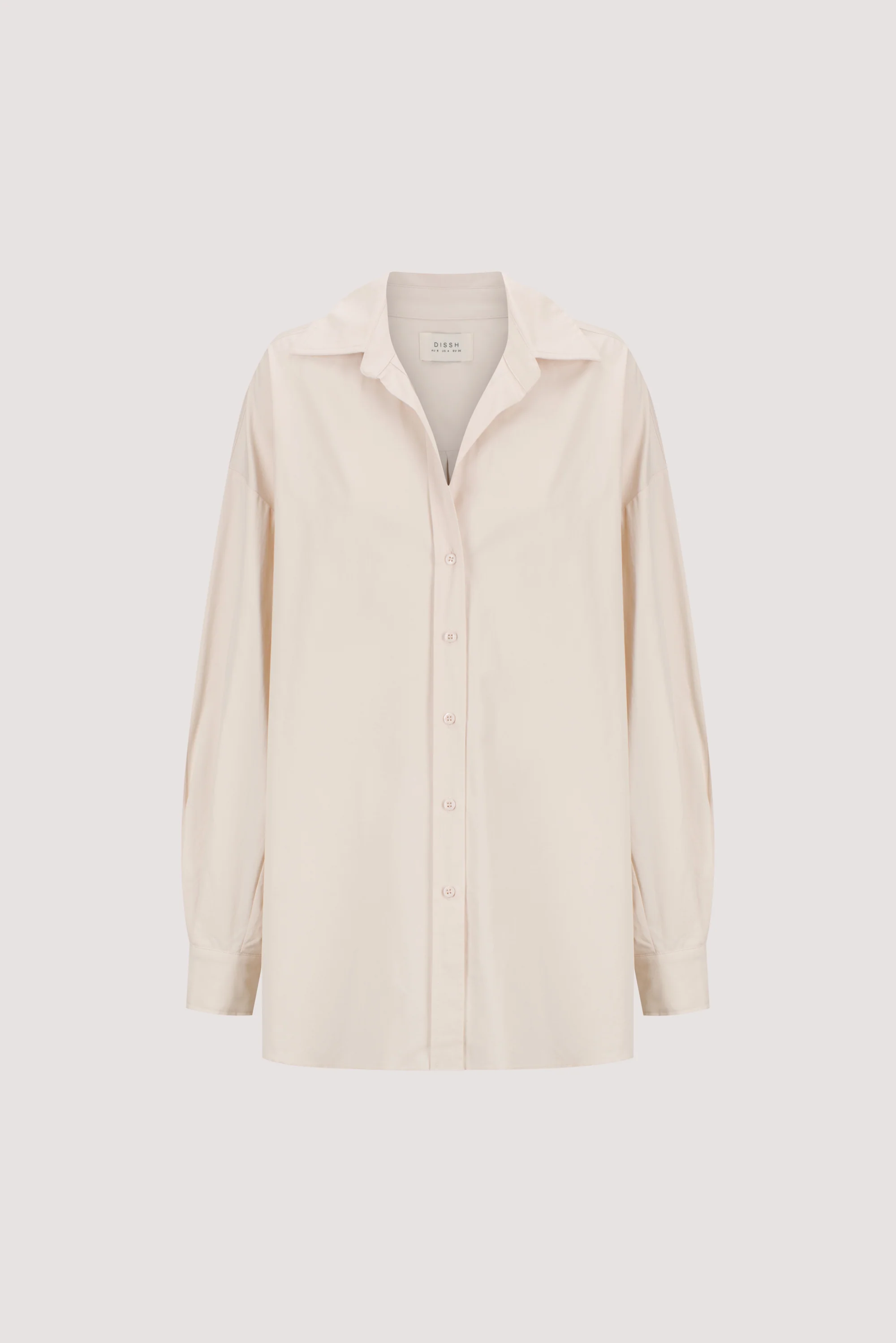 RAQUEL POWDER LONG SLEEVE COTTON POPLIN SHIRT - Image 8