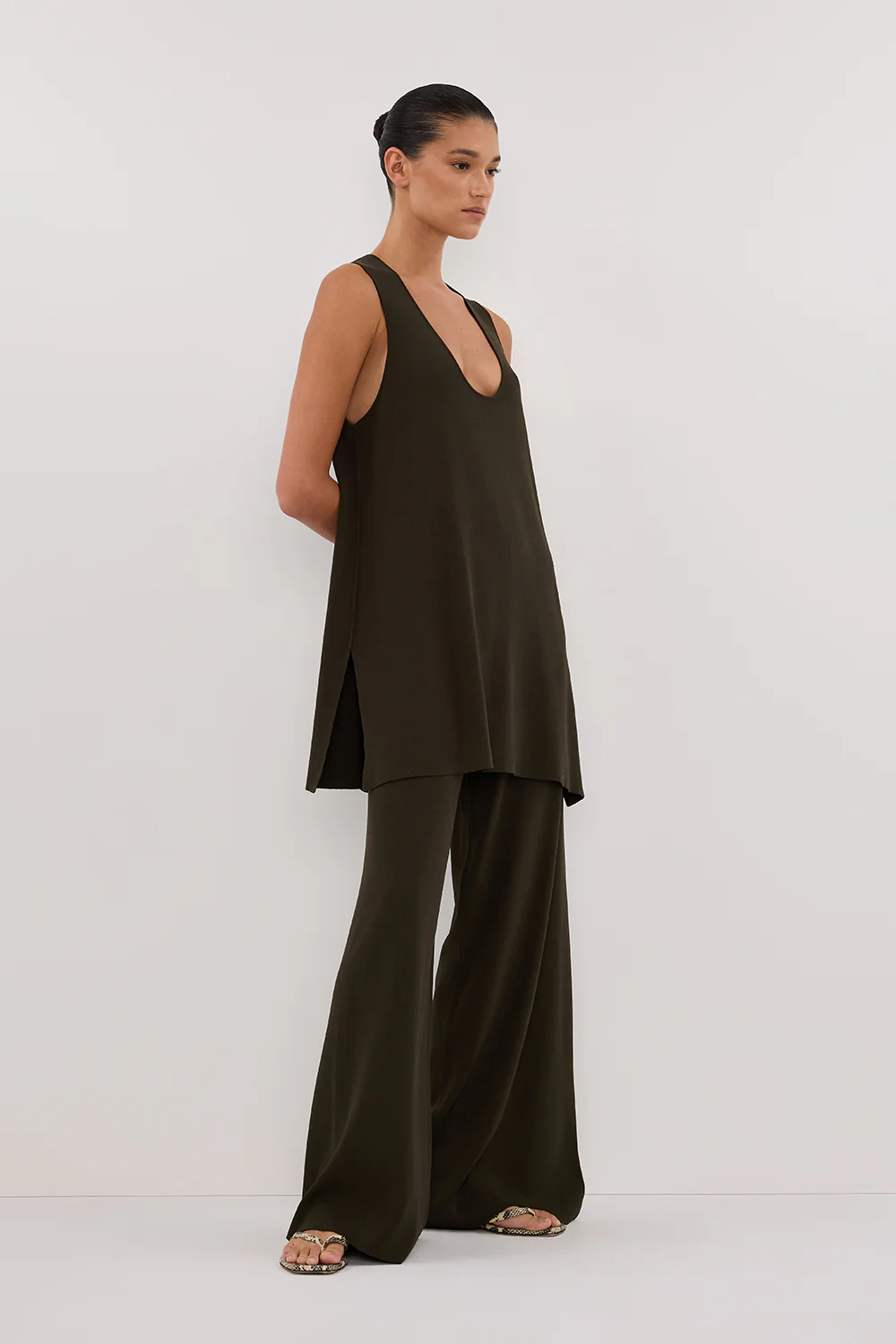 RAY FOREST WIDE LEG KNIT PANT - Image 3