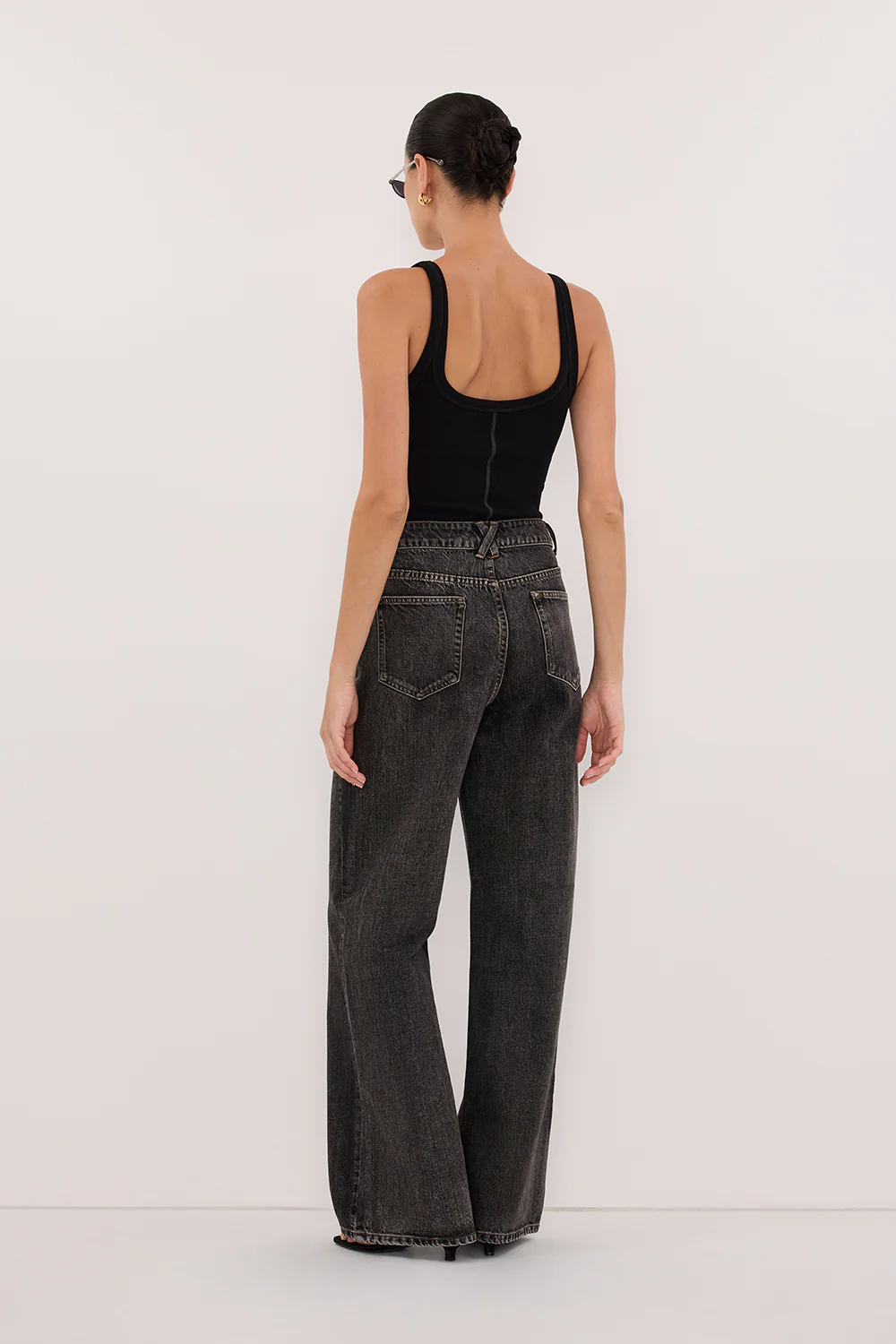 REAGAN 2.0 WASHED BLACK SLOUCHY JEAN - Image 7