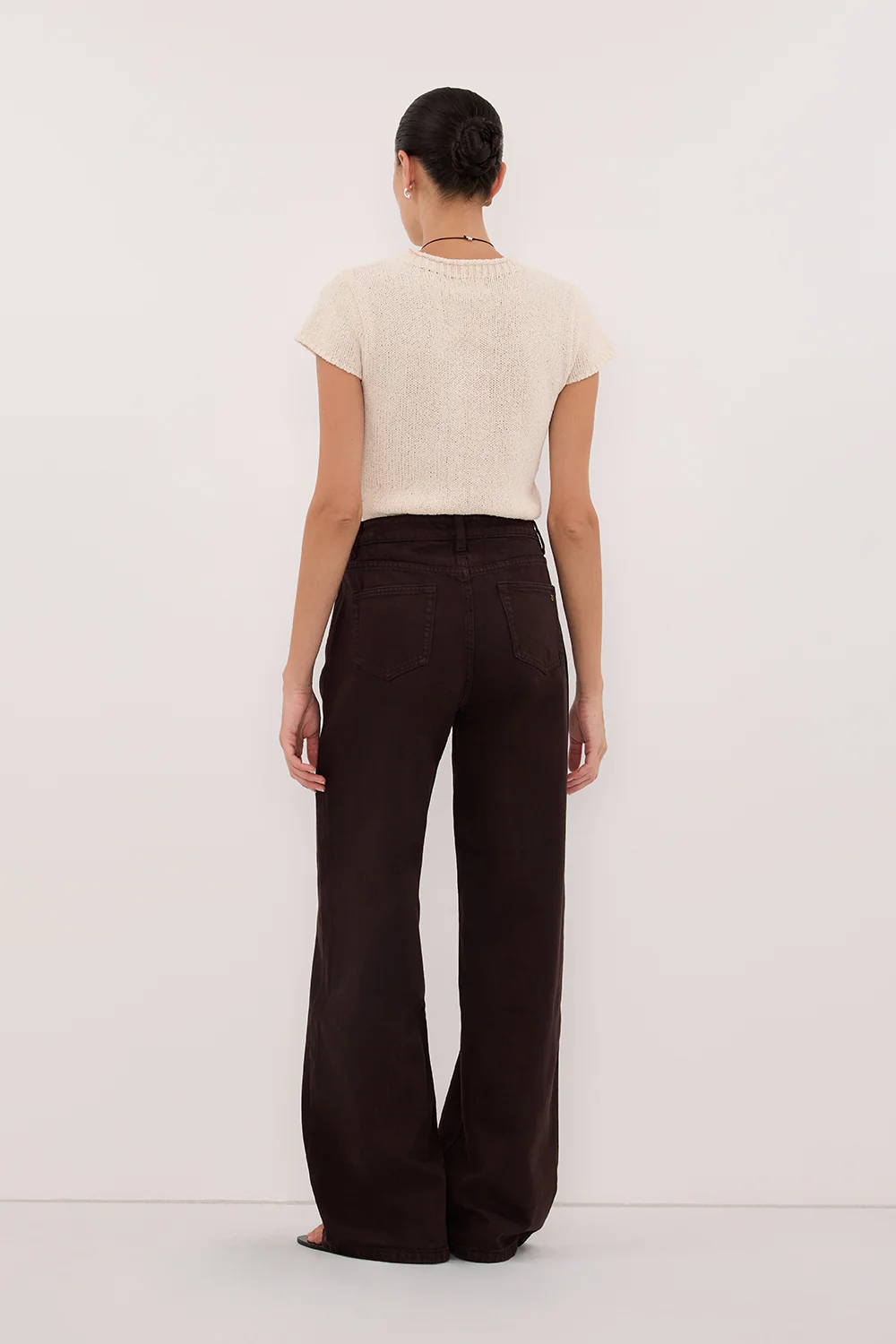 REAGAN 2.0 BURNT CHOC TALL SLOUCHY JEAN - Image 4