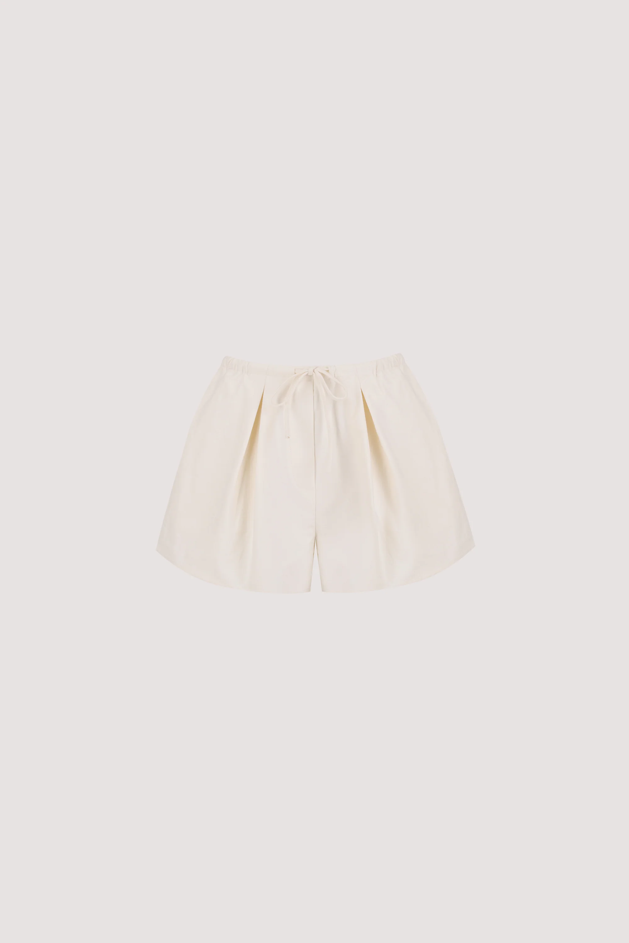 RHEA CREAM COTTON DRAWSTRING SHORT - Image 7