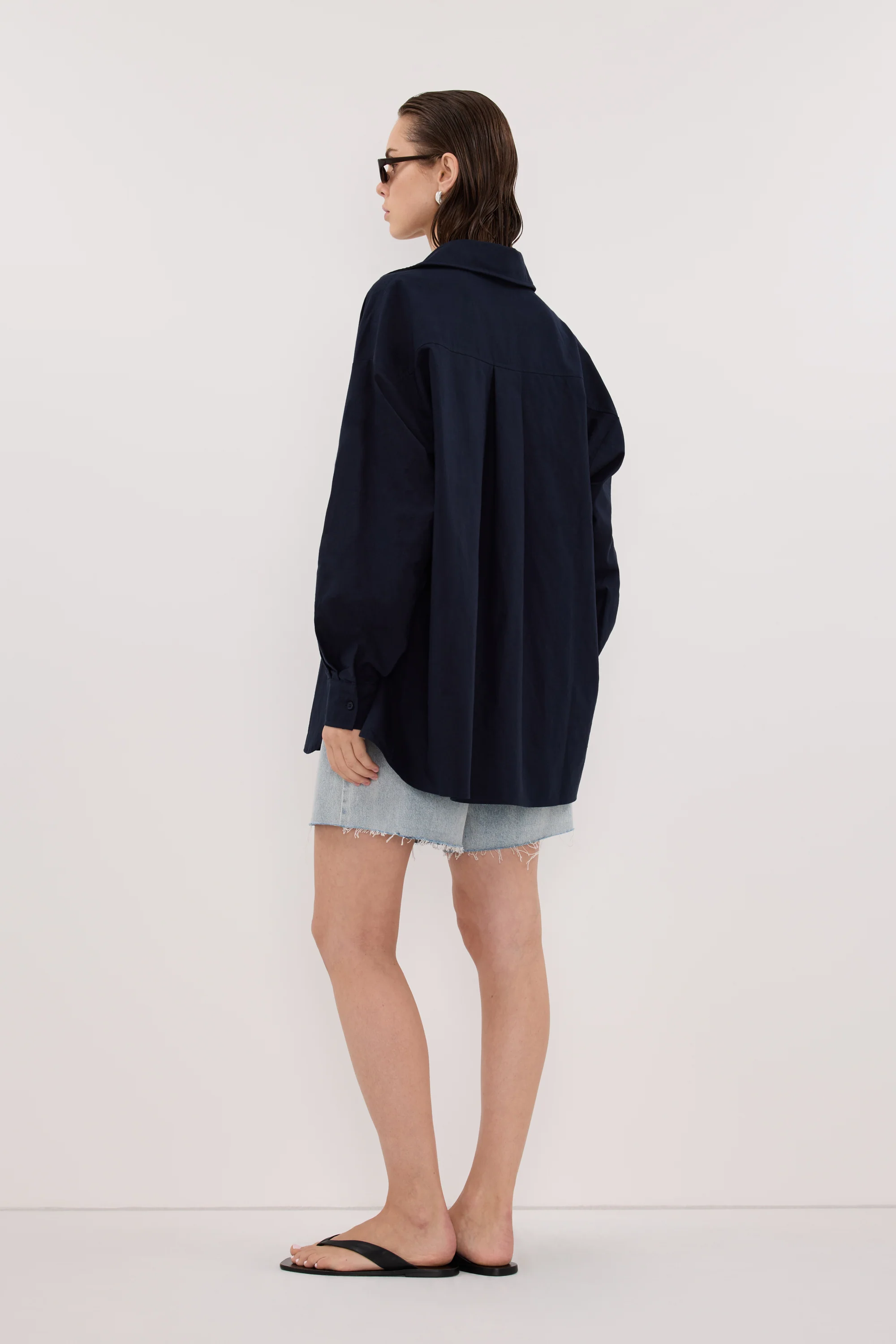 RHEA INK OVERSIZED COTTON SHIRT - Image 4