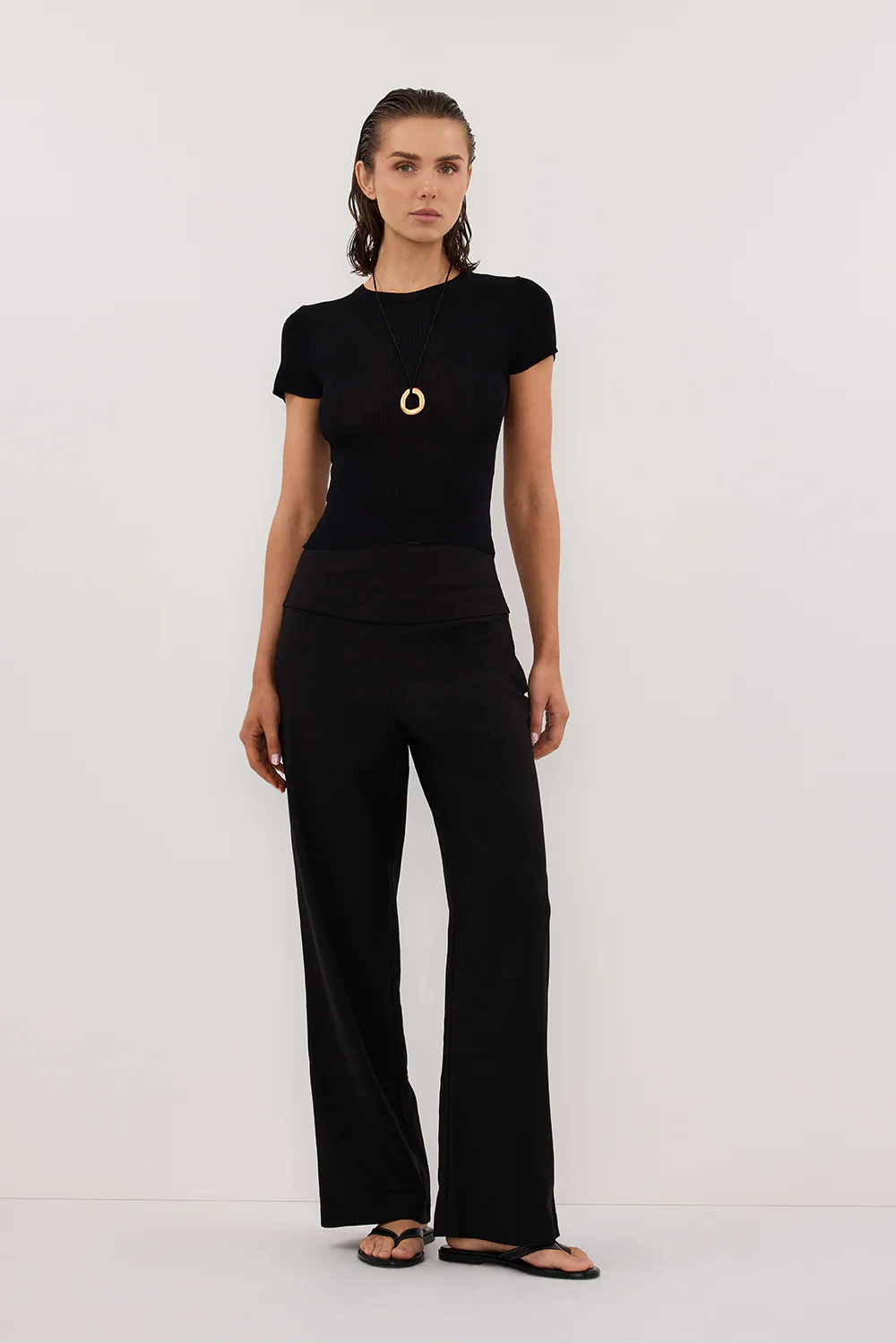 RITA BLACK TAILORED PANT