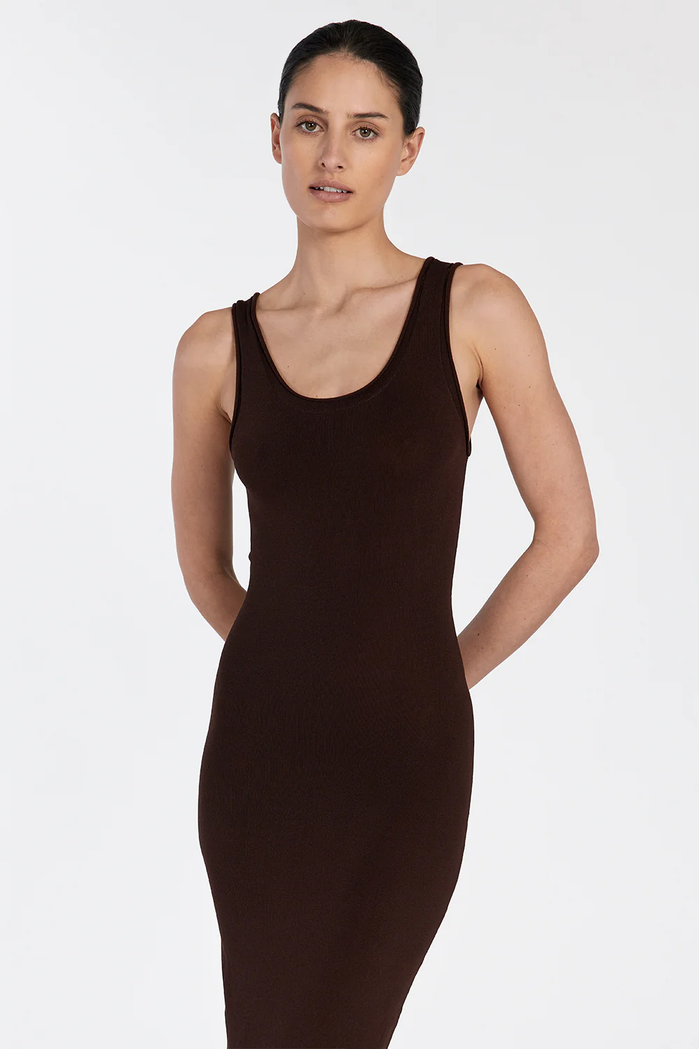 ROMA CHOC MAXI DRESS - Image 2