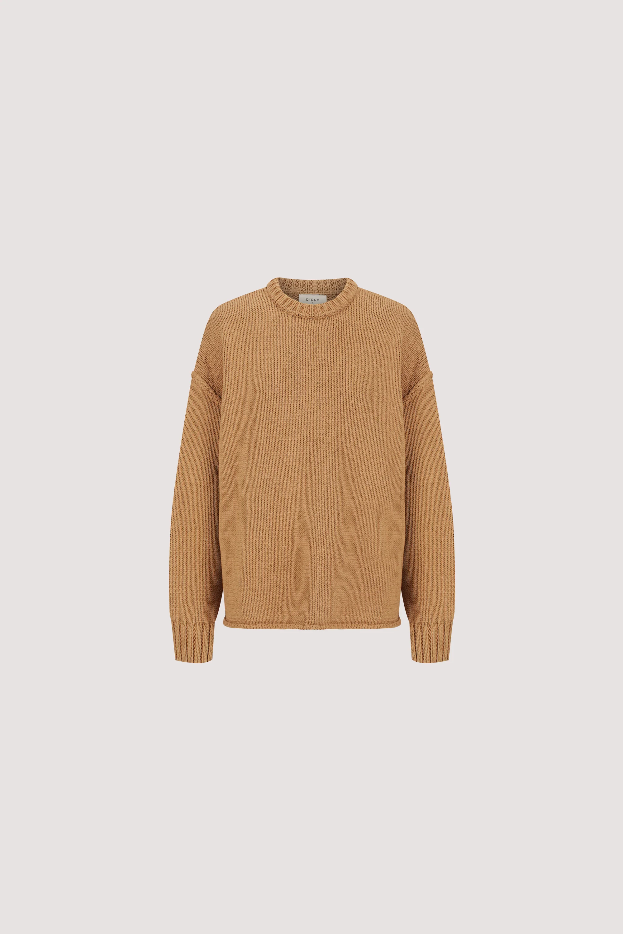 ROY WHEAT OVERSIZED LONGLINE KNIT JUMPER - Image 6