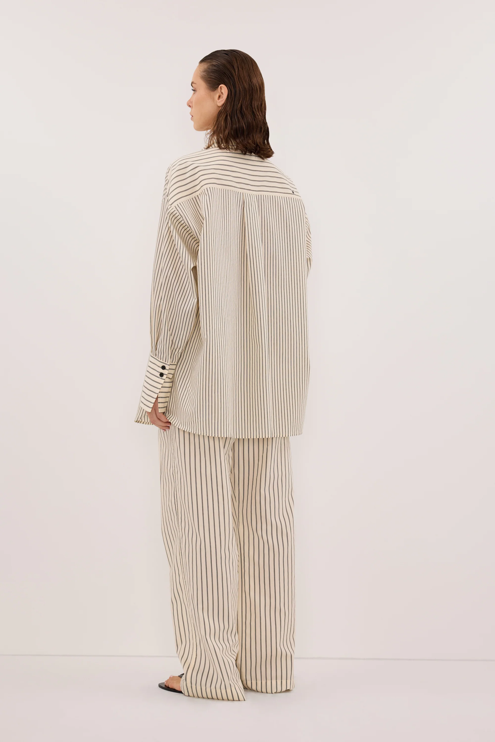 SABLE CREAM SILK BLEND PANT - Image 4