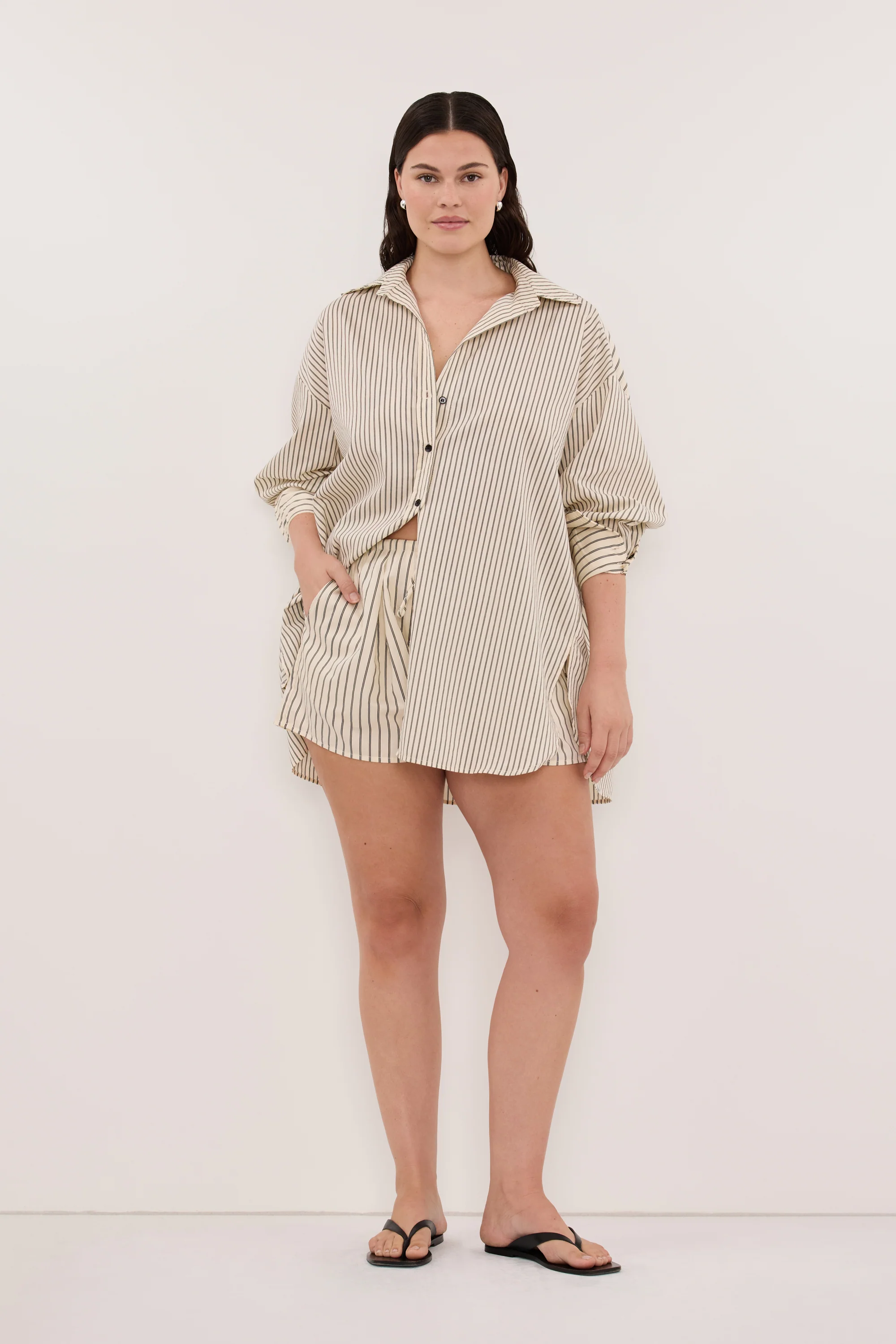 SABLE CREAM SILK BLEND SHORT - Image 6