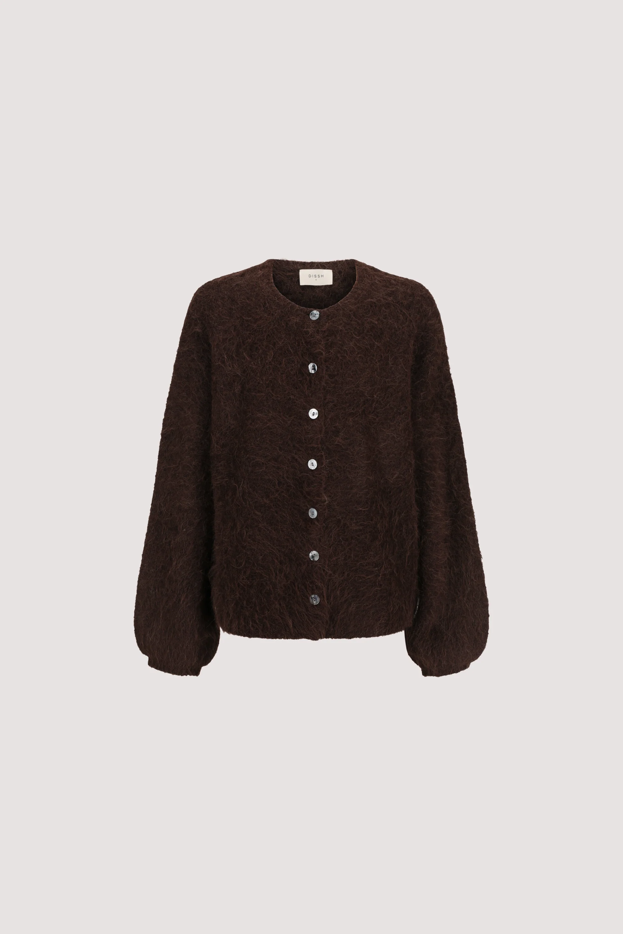 SALMA CHOC KNIT CARDIGAN - Image 6