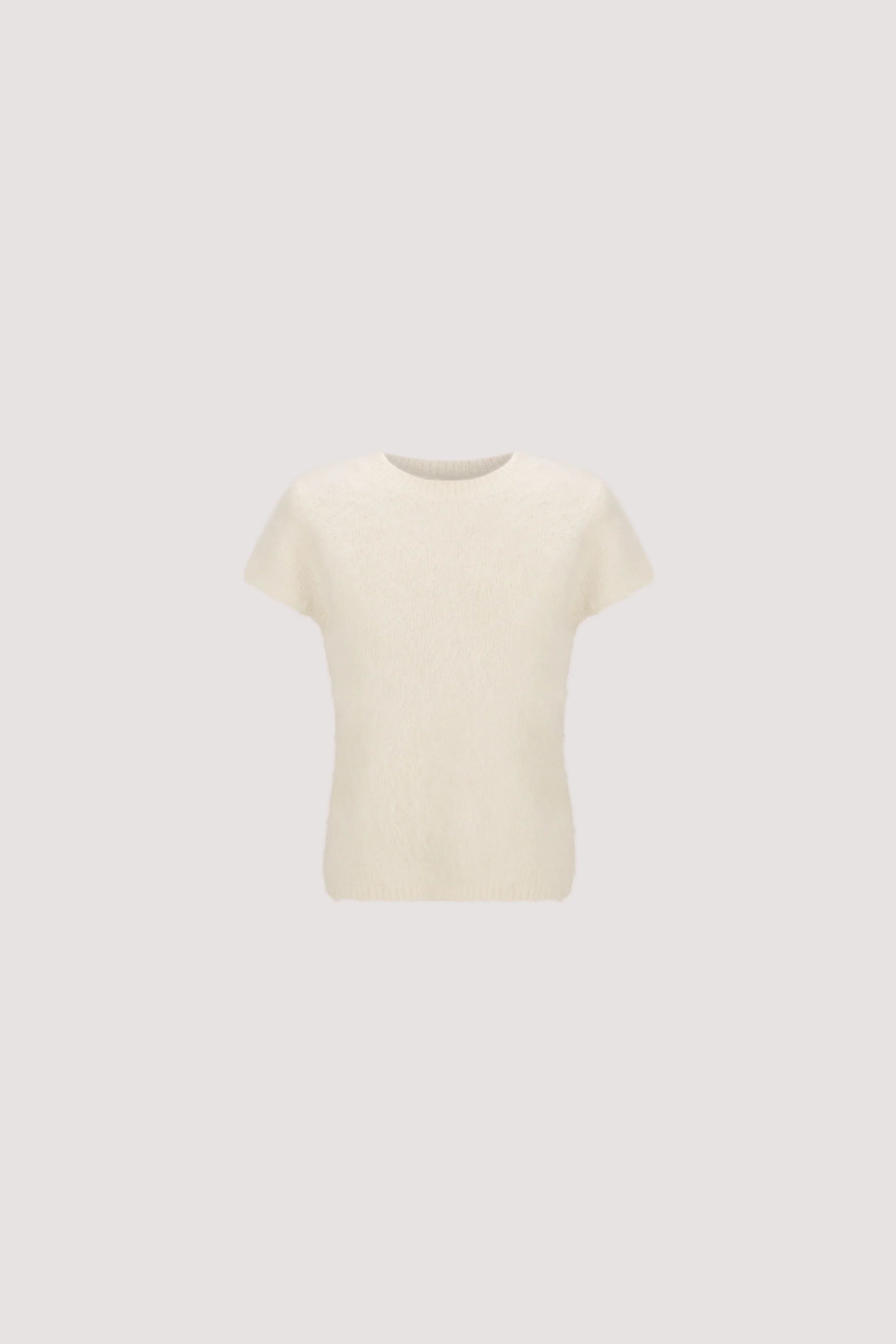 SALMA IVORY CAP SLEEVE KNIT TOP - Image 6
