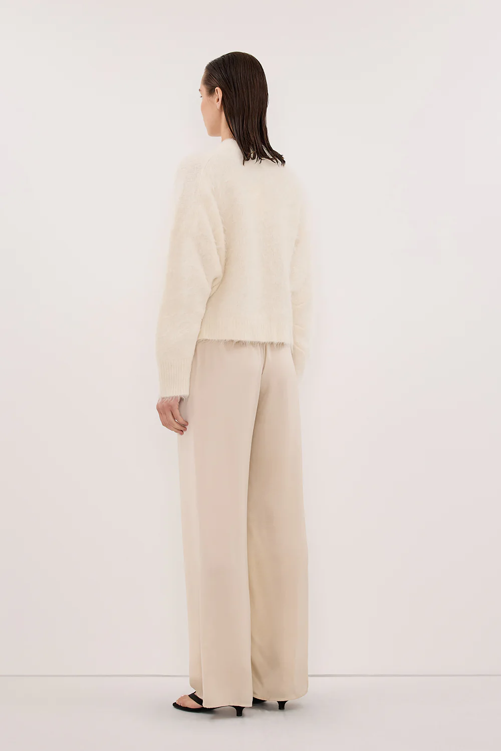 SALMA IVORY TUCK SLEEVE JUMPER - Image 3