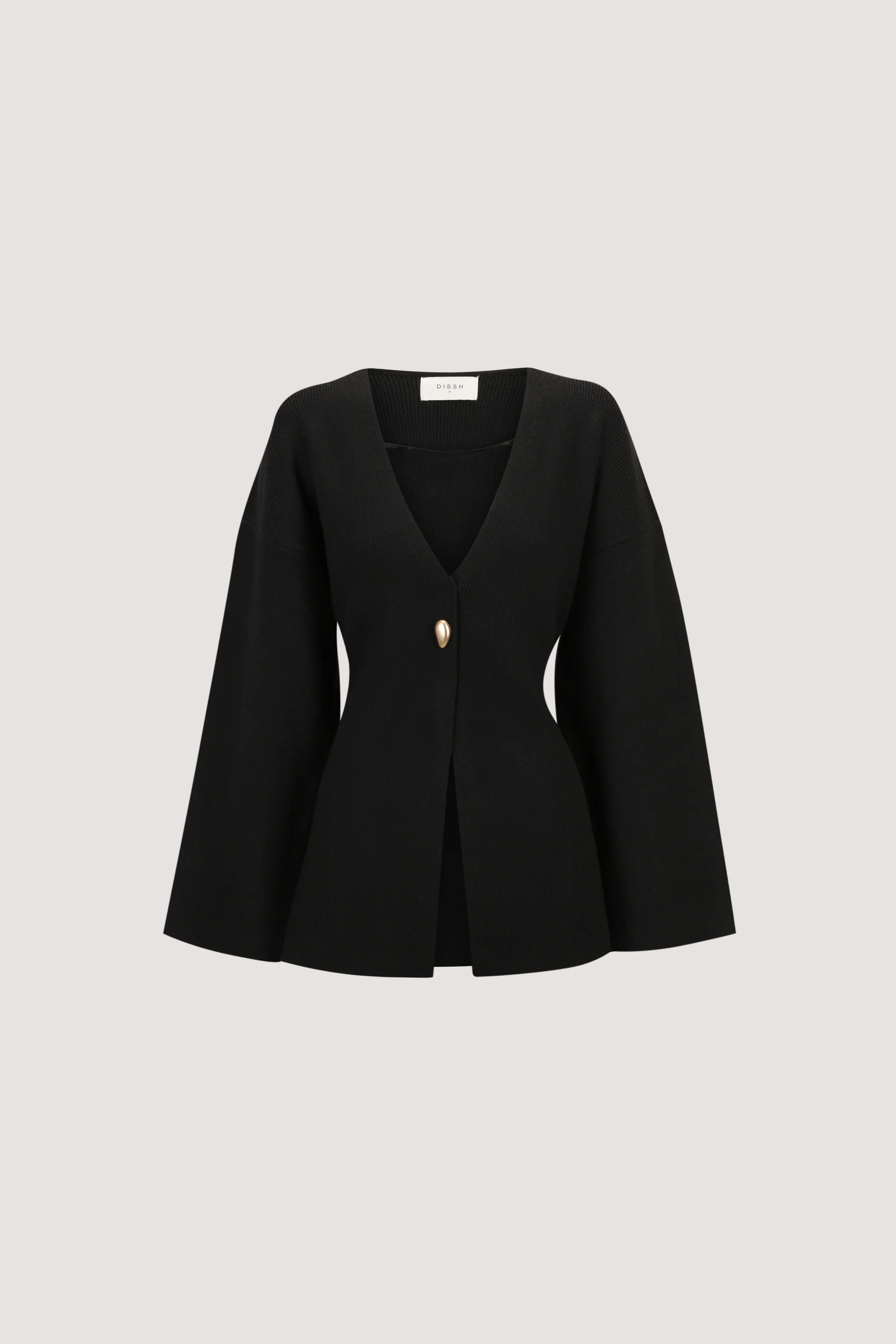 SCOUT BLACK LONG SLEEVE KNIT TOP - Image 6