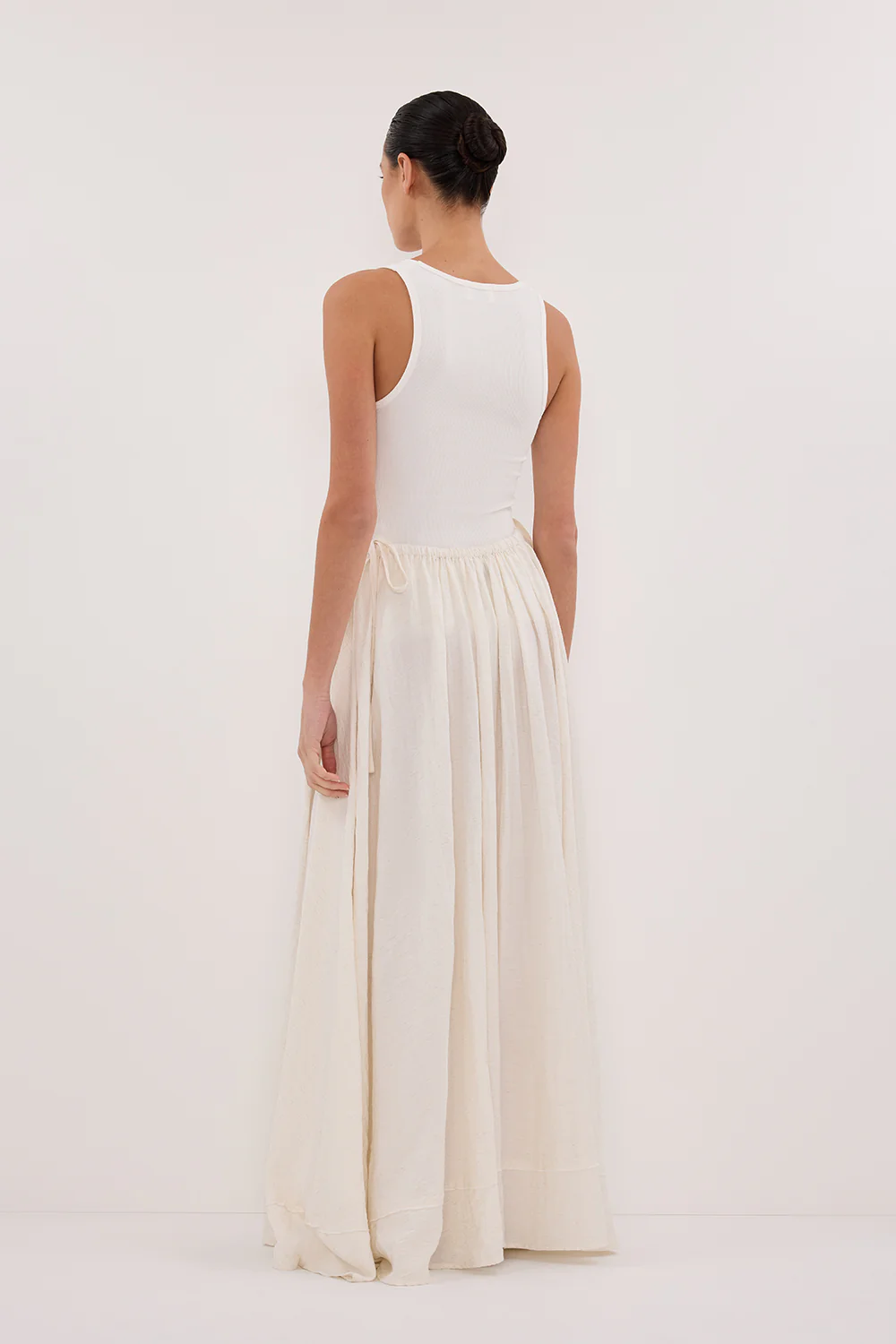 SHANIYA CREAM MARLE BOHO MAXI SKIRT - Image 4