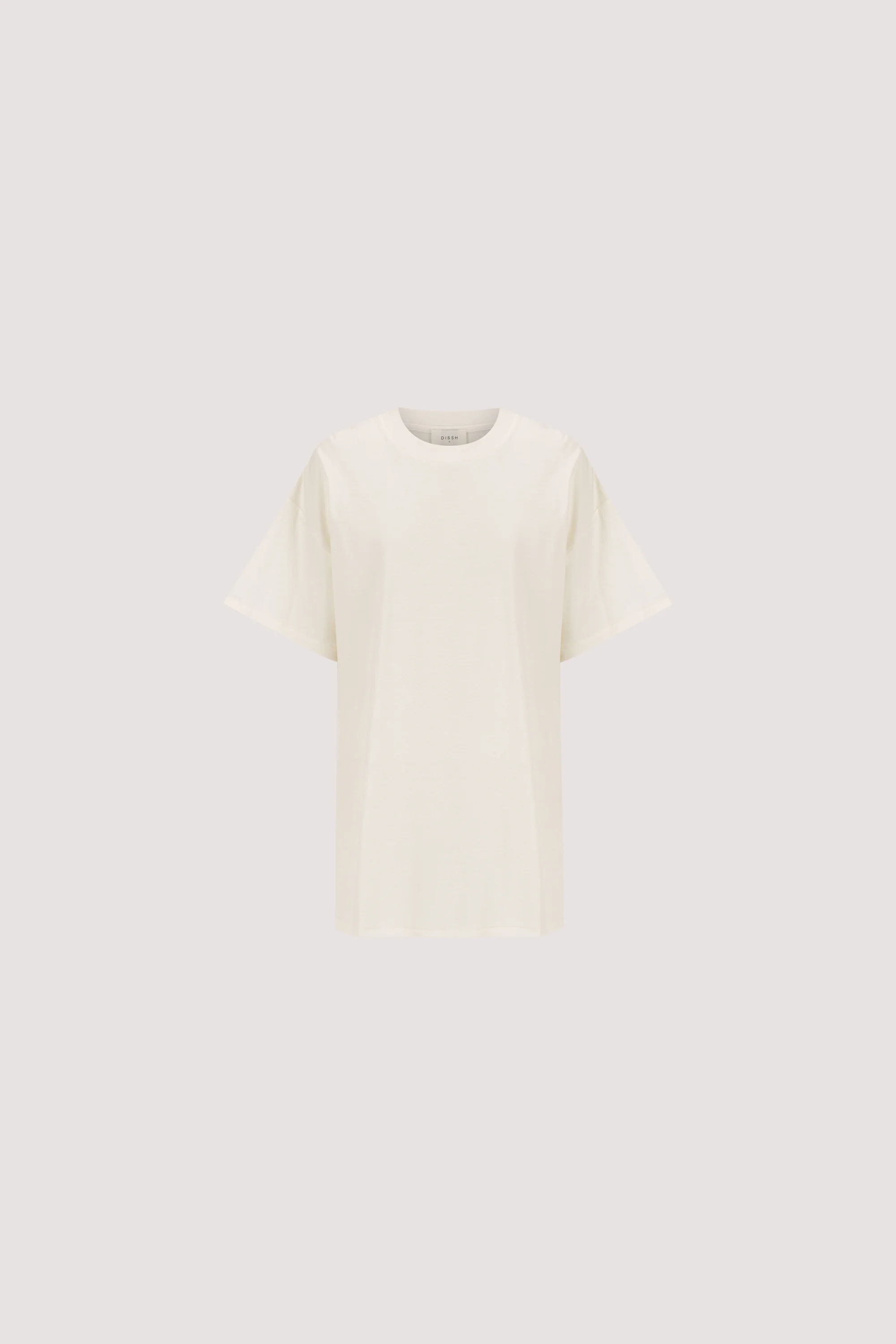 SLOANE CREAM COTTON LONGLINE TEE - Image 8