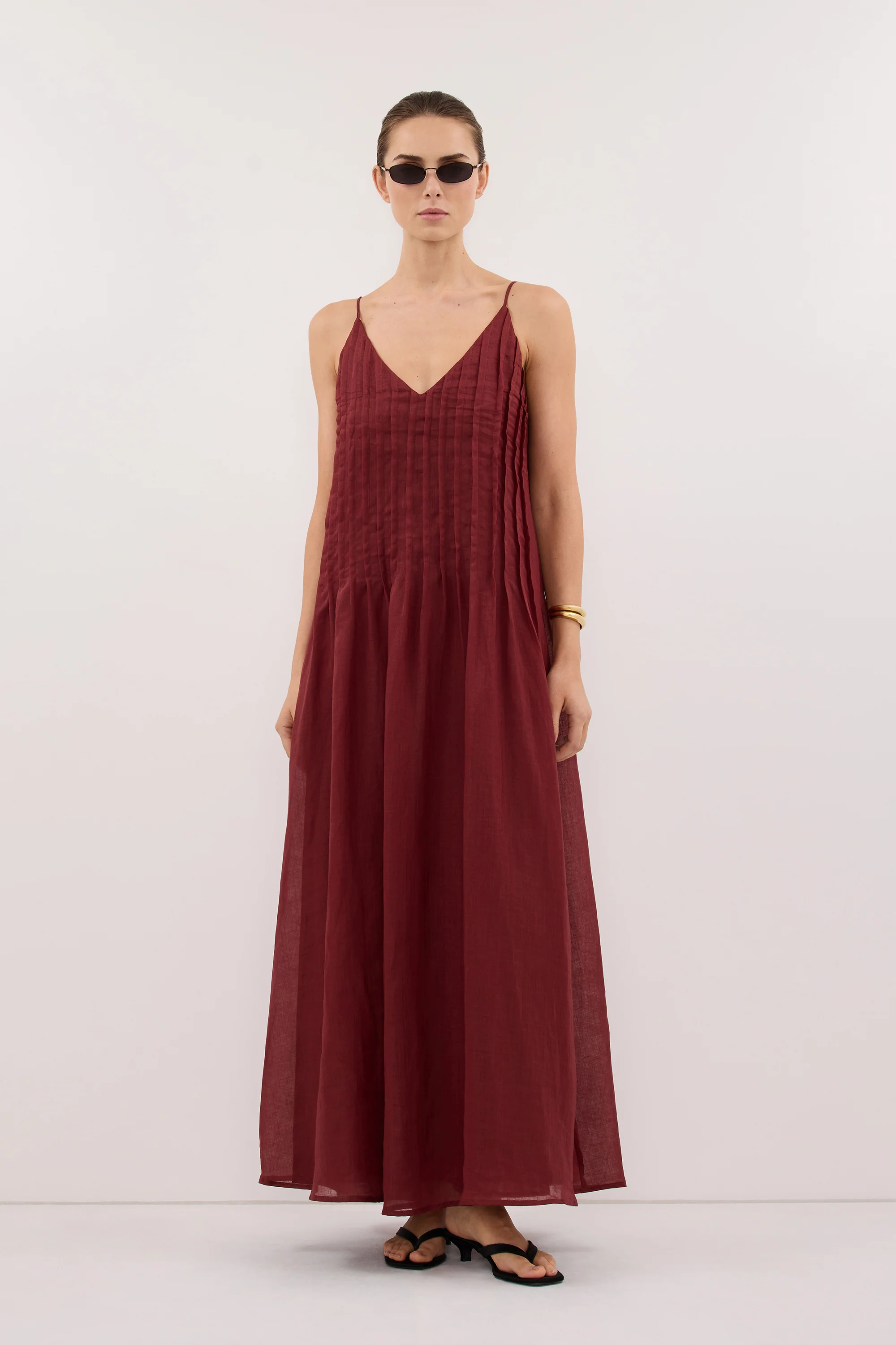 TAHLIA SAHARA RAMIE MAXI DRESS