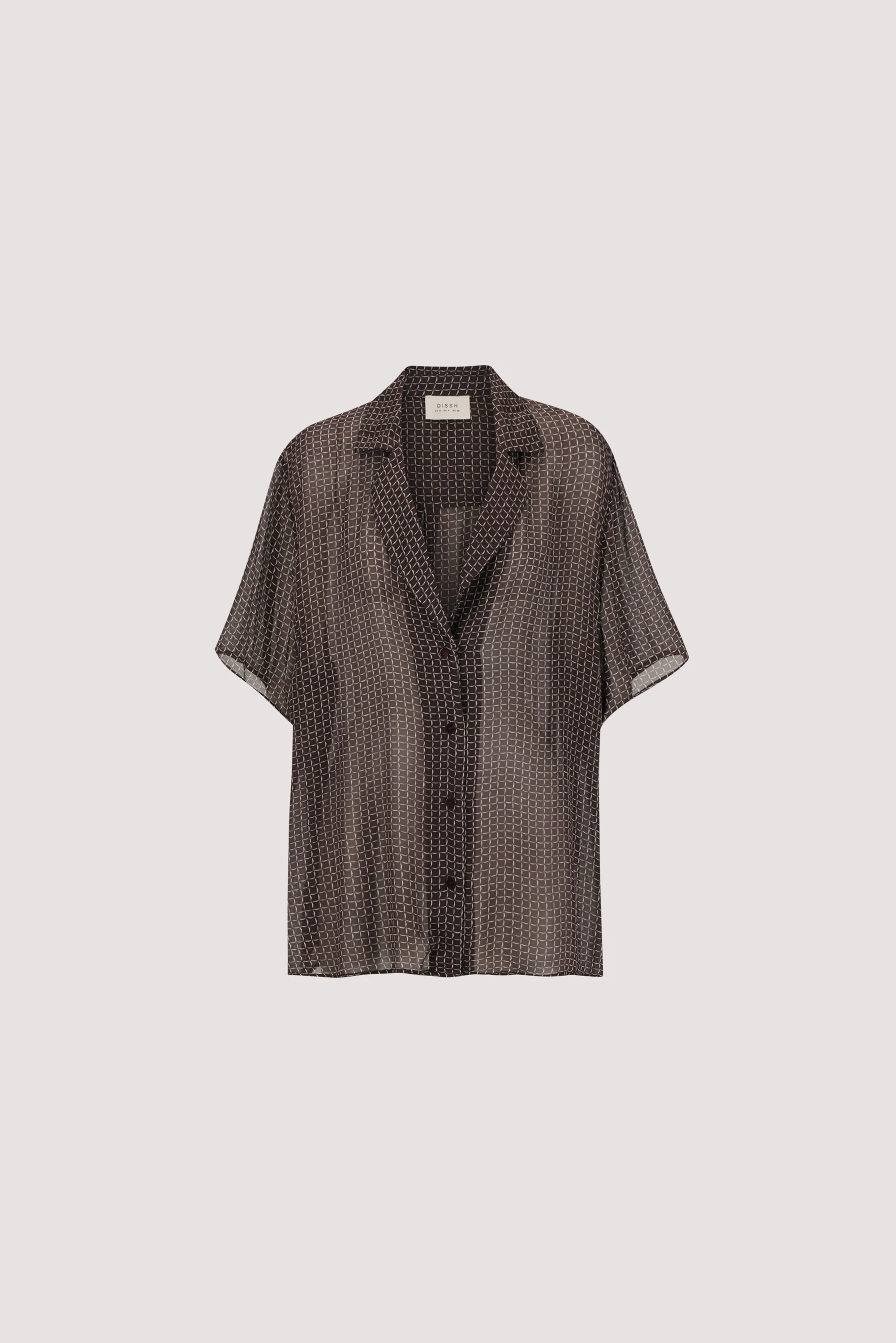 TIA CHOC MICRO CHECK SHIRT - Image 5