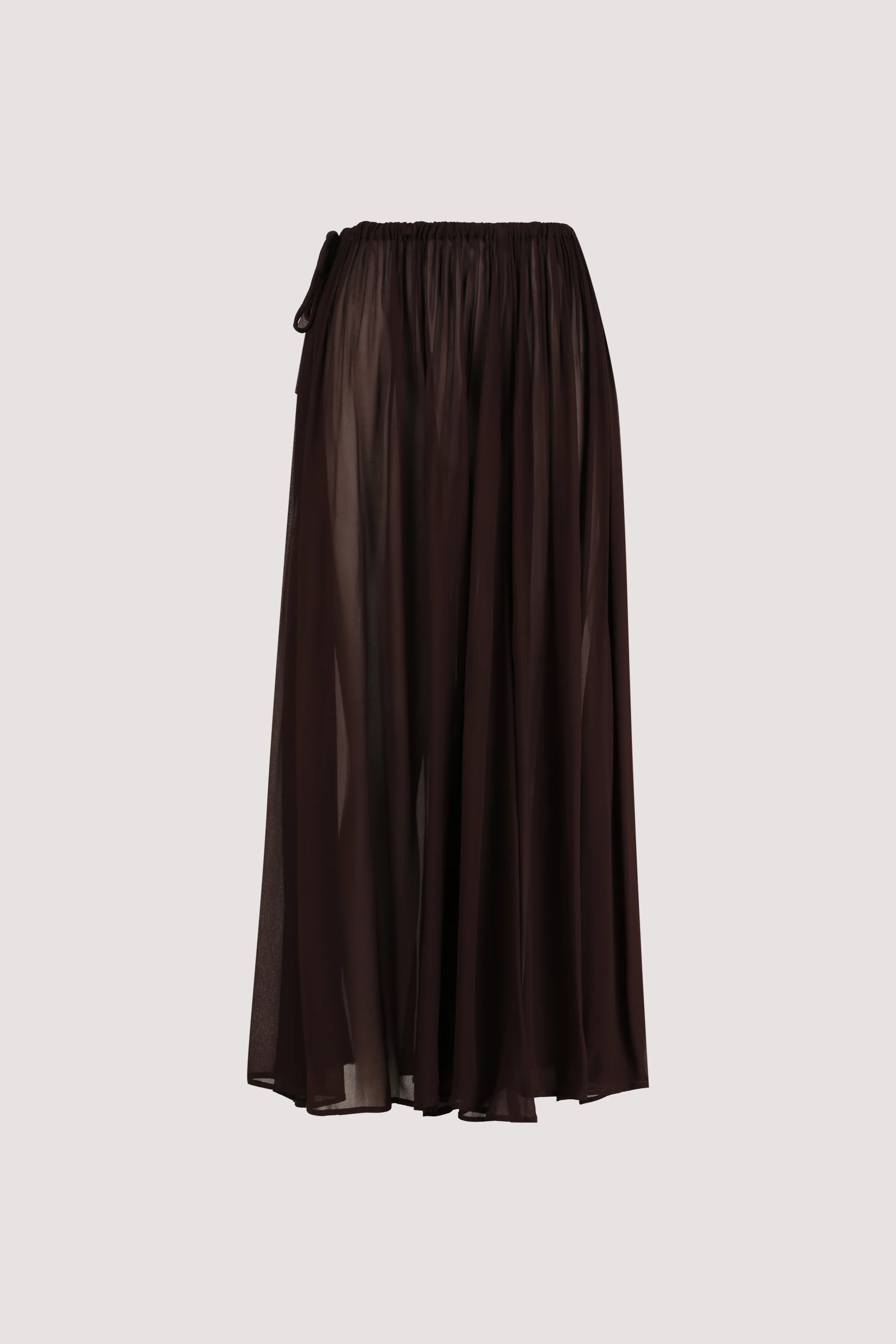 TIANA DARK CHOC MIDI SKIRT - Image 8