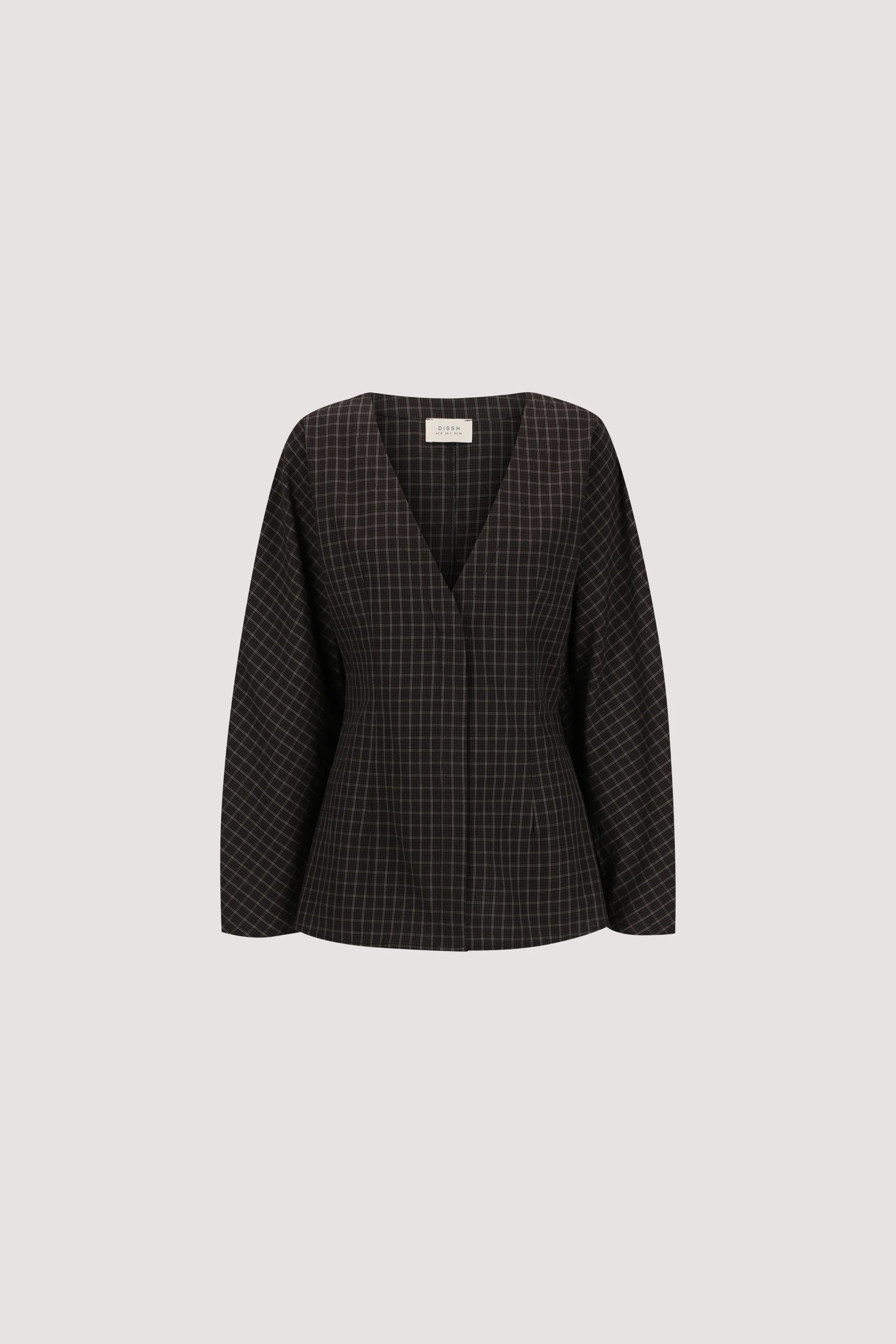 TOVA INK CHECK FITTED SHIRT - Image 12