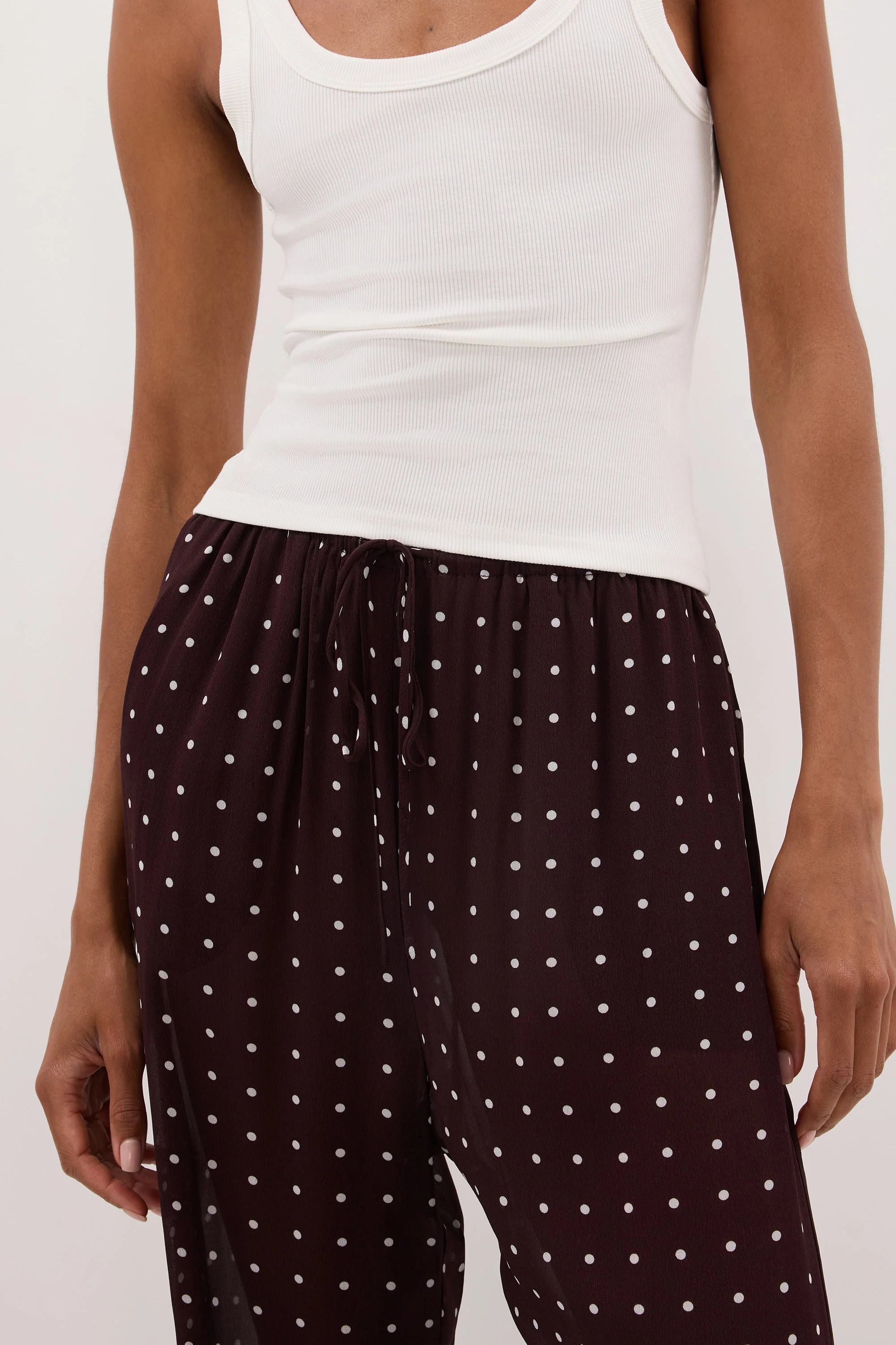 VANESSA BITTER CHOC SPOT PANT - Image 6
