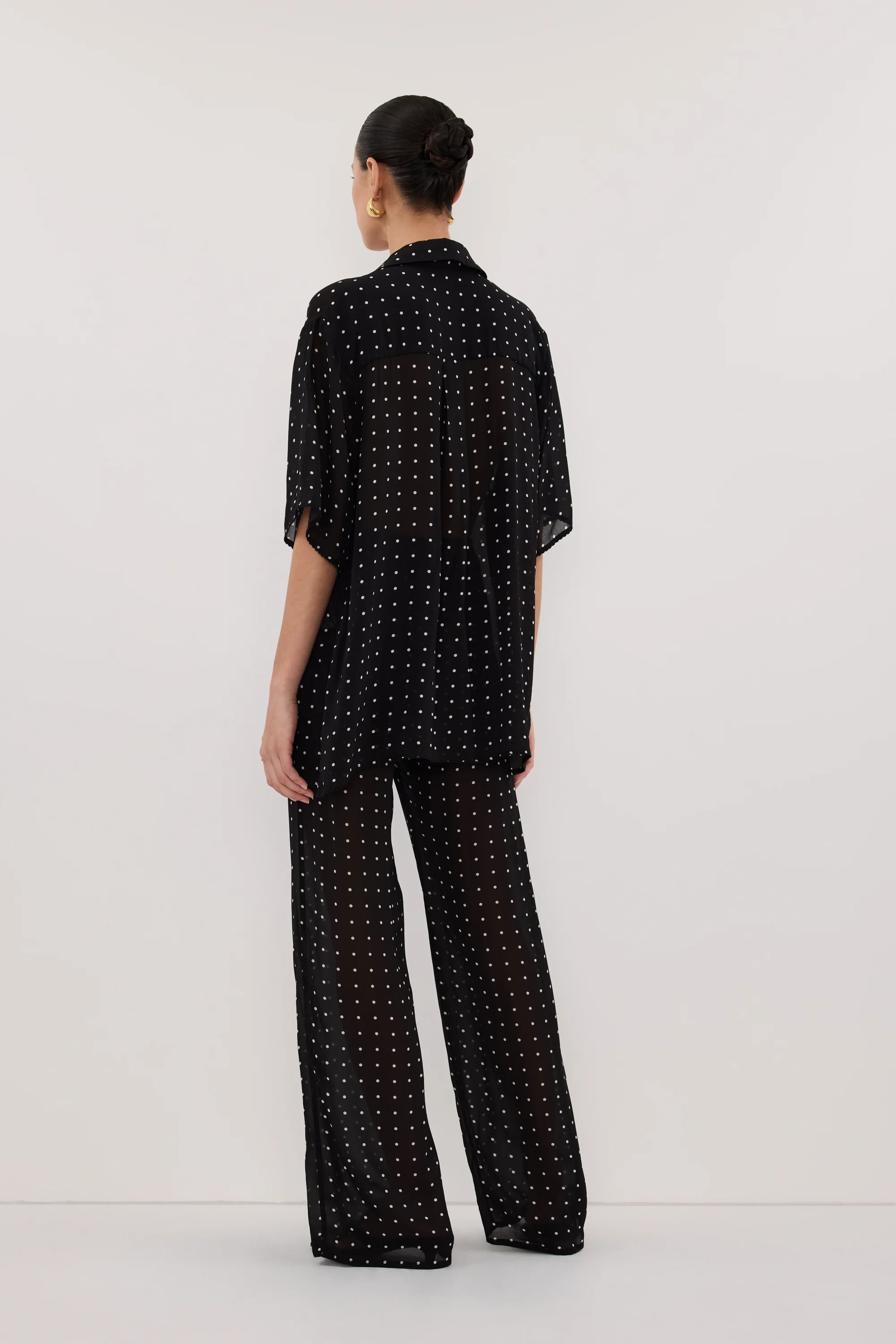 VANESSA BLACK SPOT PANT - Image 4