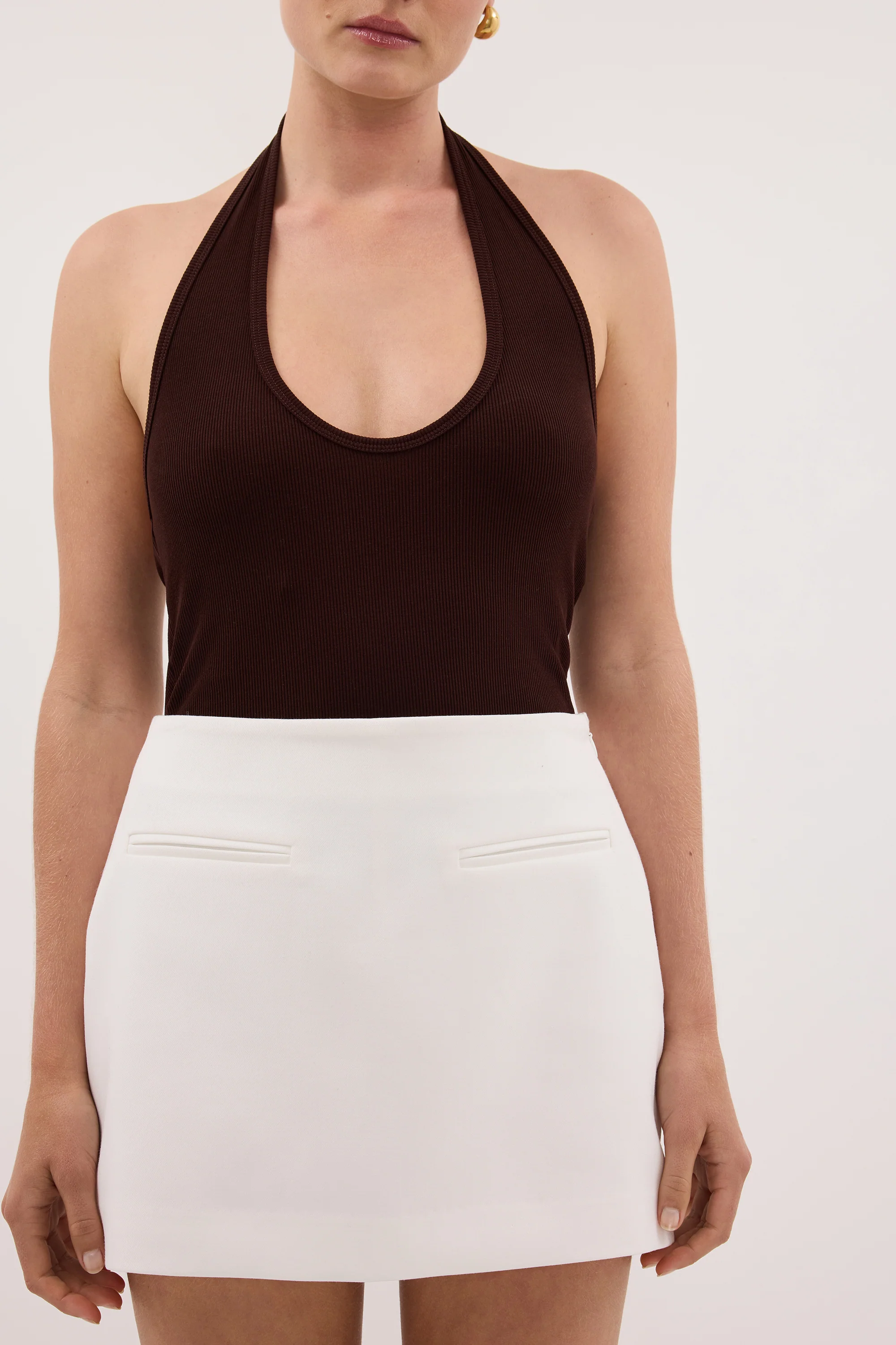 WHITNEY WHITE MICRO SKORT - Image 5