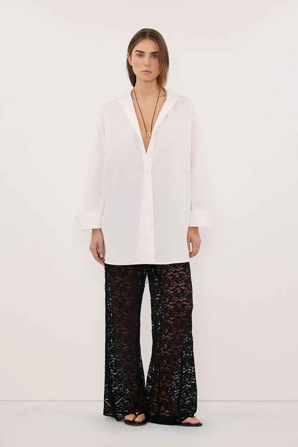 WILLA BLACK LACE PANT