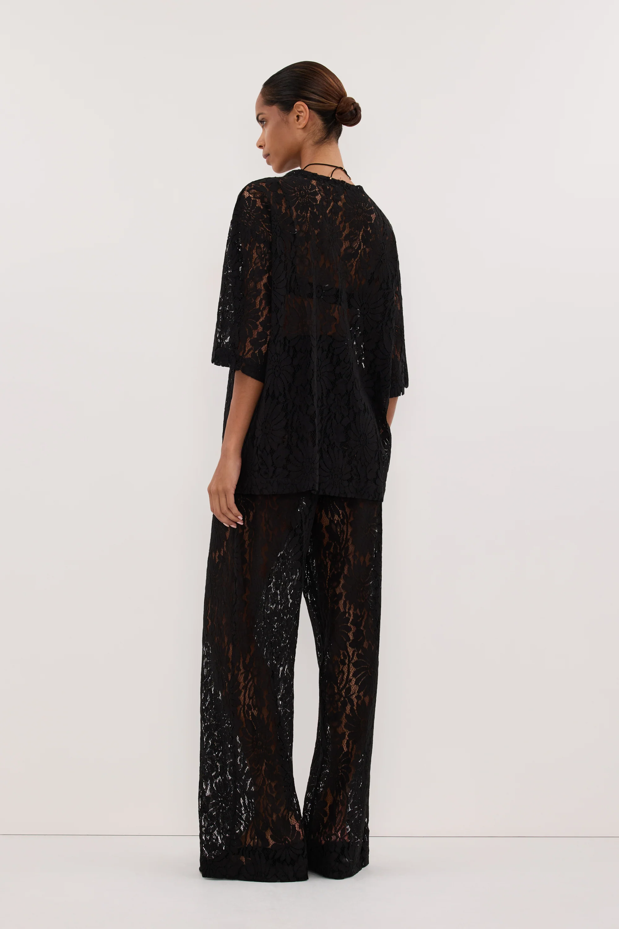WILMA BLACK LACE PANT - Image 5