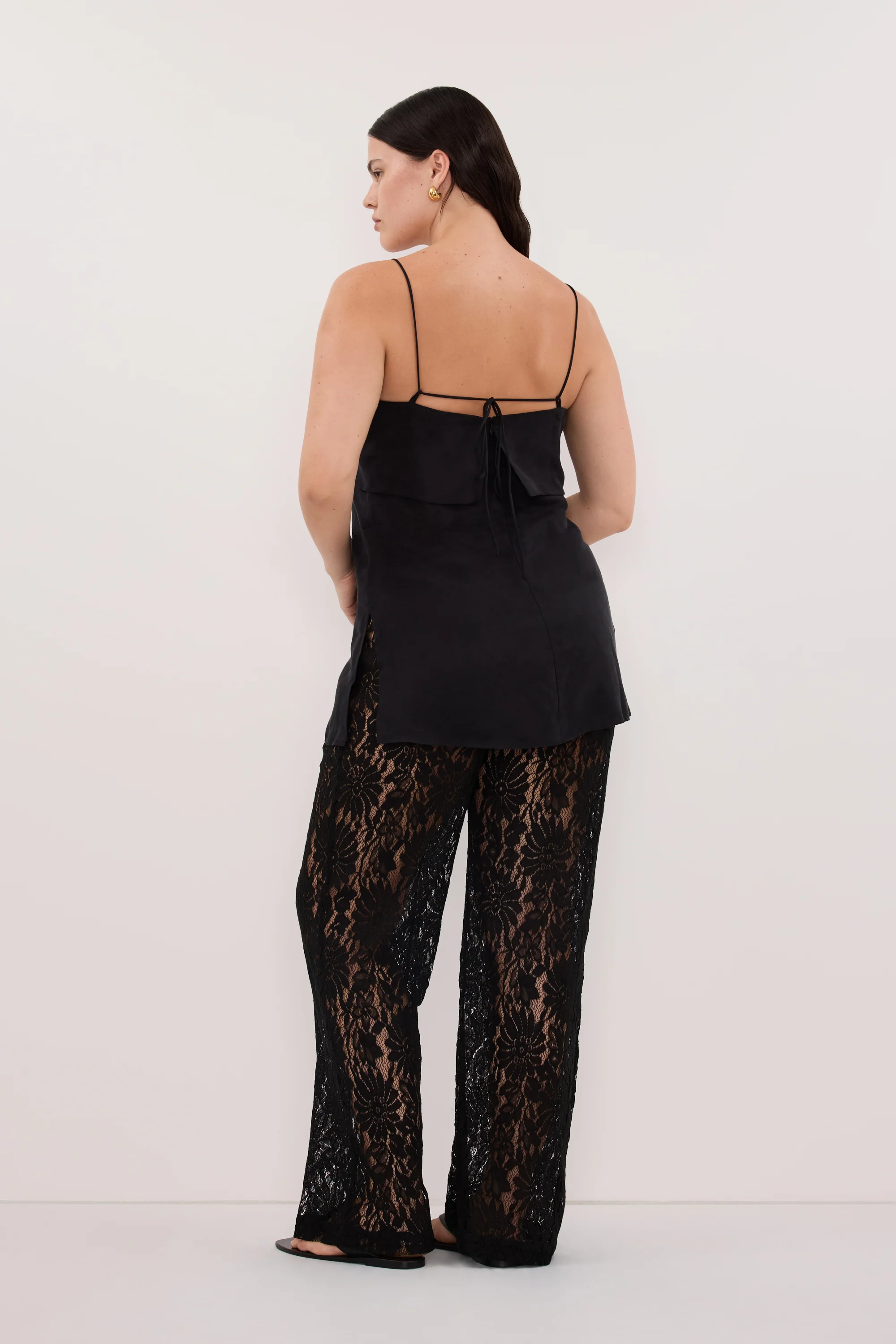 WILMA BLACK LACE PANT - Image 7